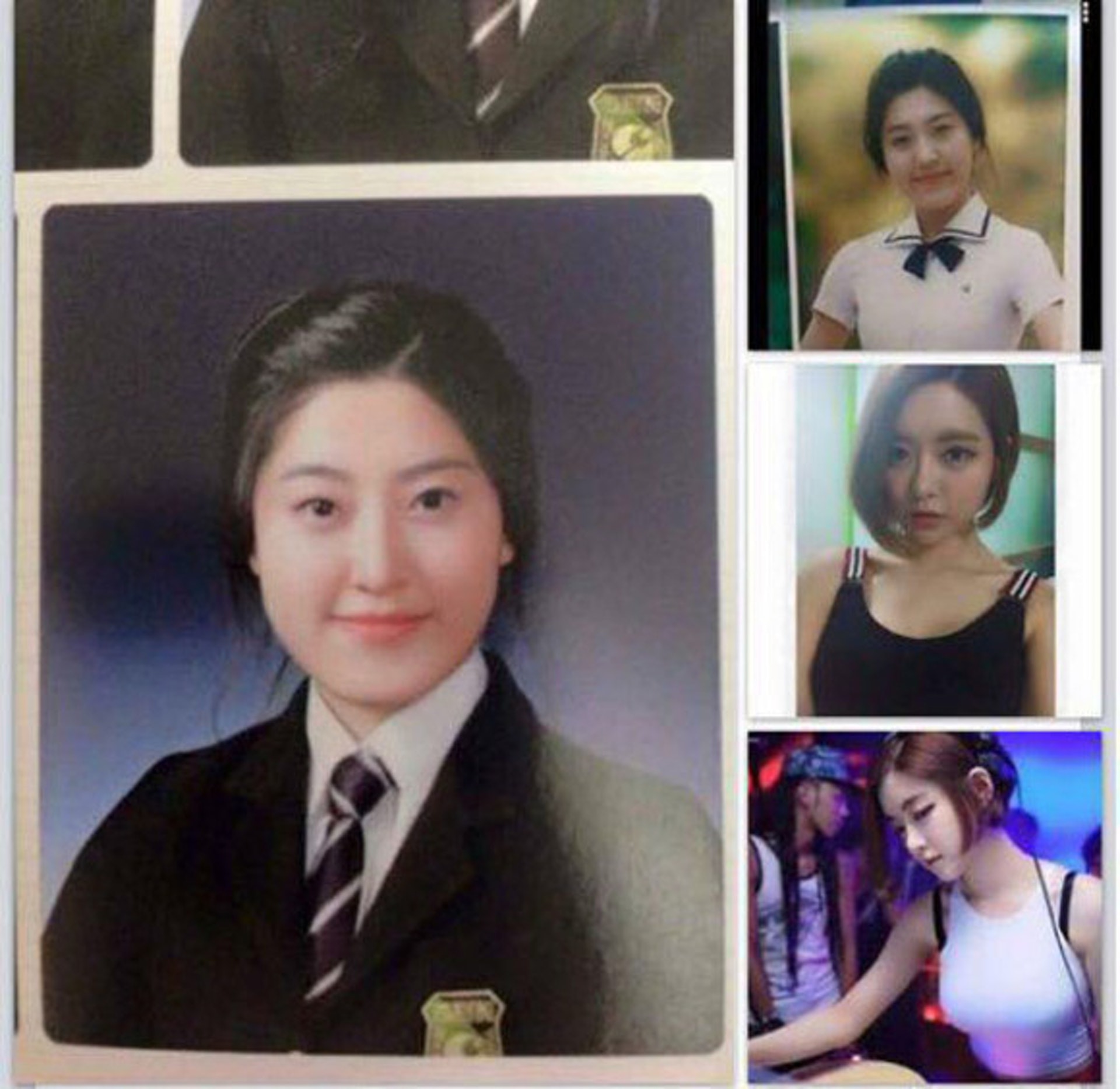 DJ SODA的中學照片令人質疑與現時樣貌不相似。(網上圖片) DJ SODA的中學照片令人質疑與現時樣貌不相似。(網上圖片)
