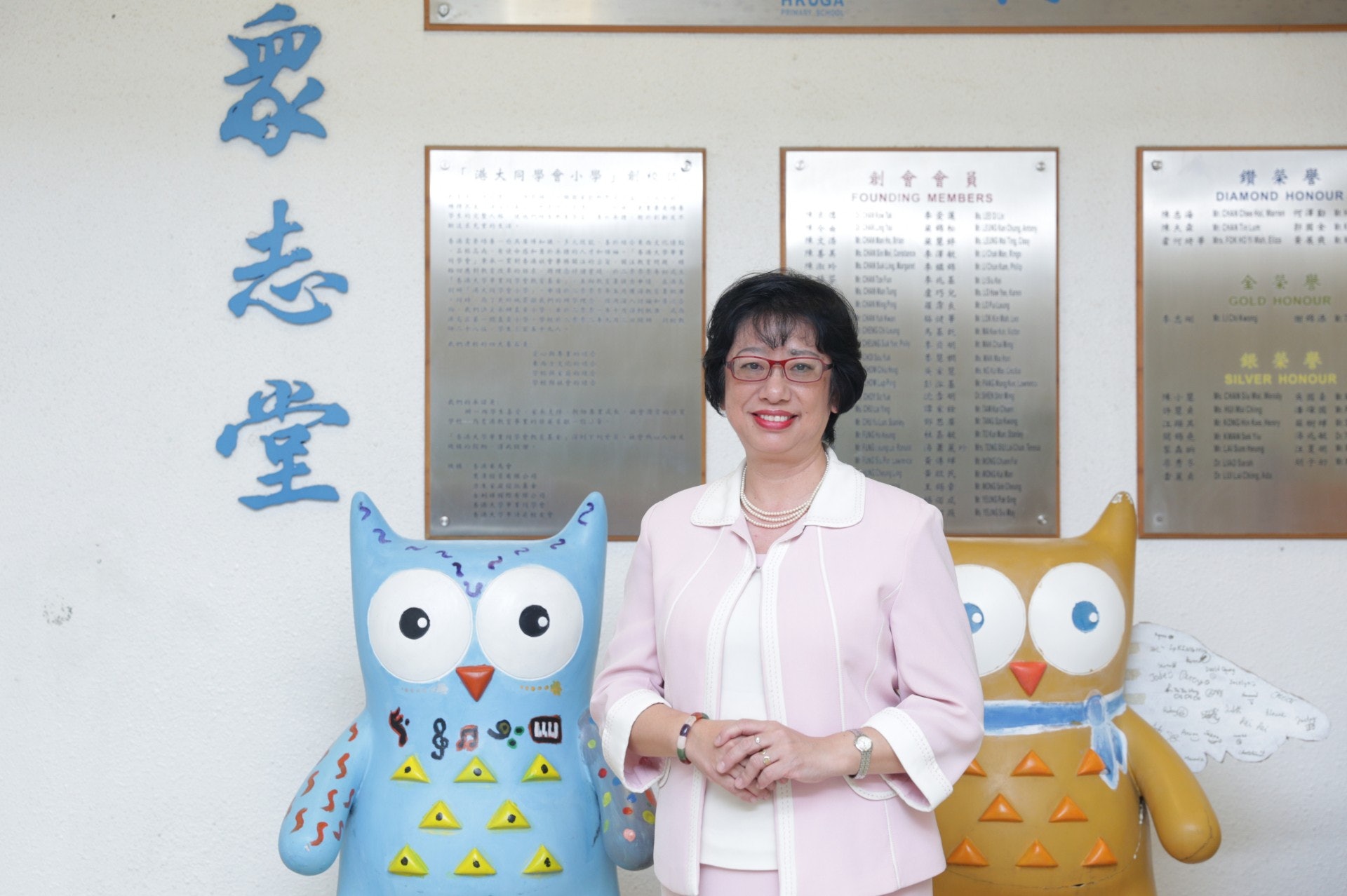 黃桂玲校長。 黃桂玲校長。