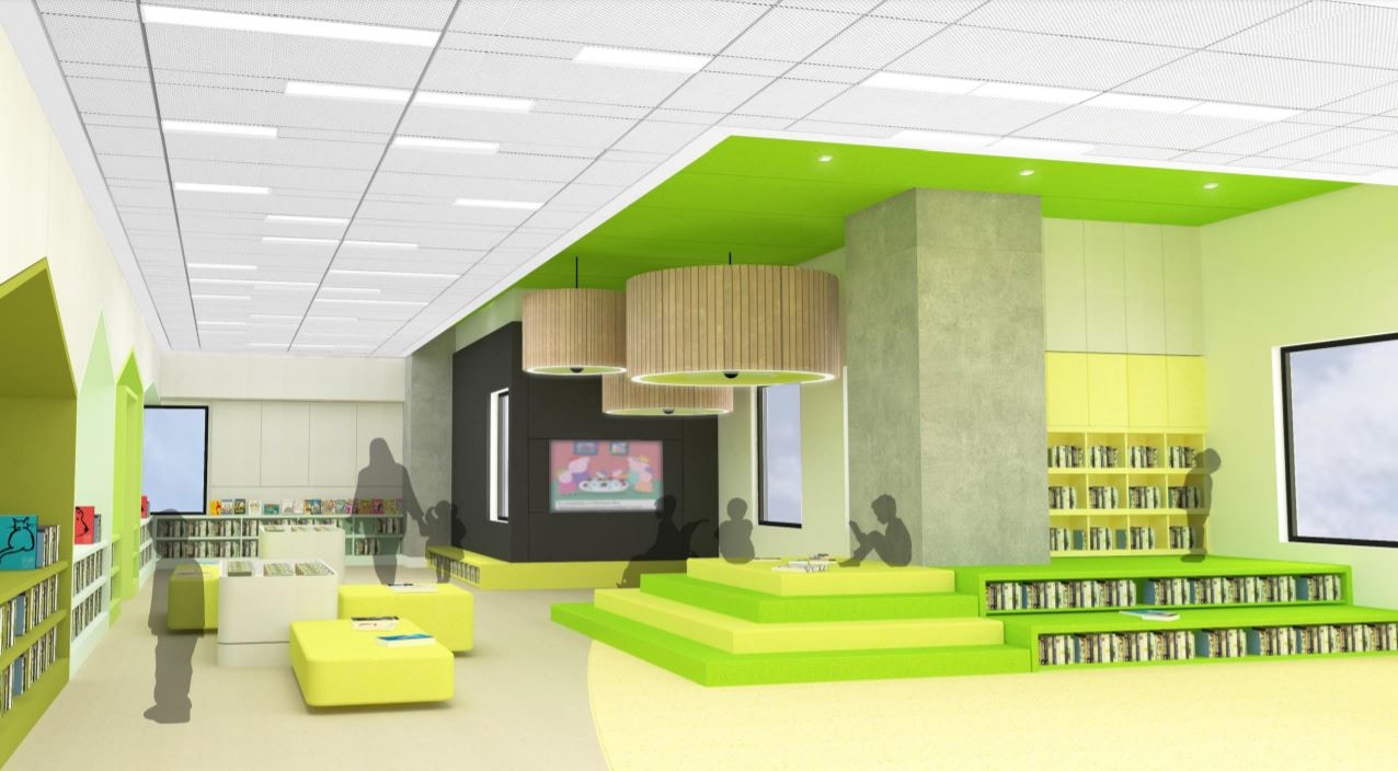 兒童圖書館構圖。(區議會文件截圖)
