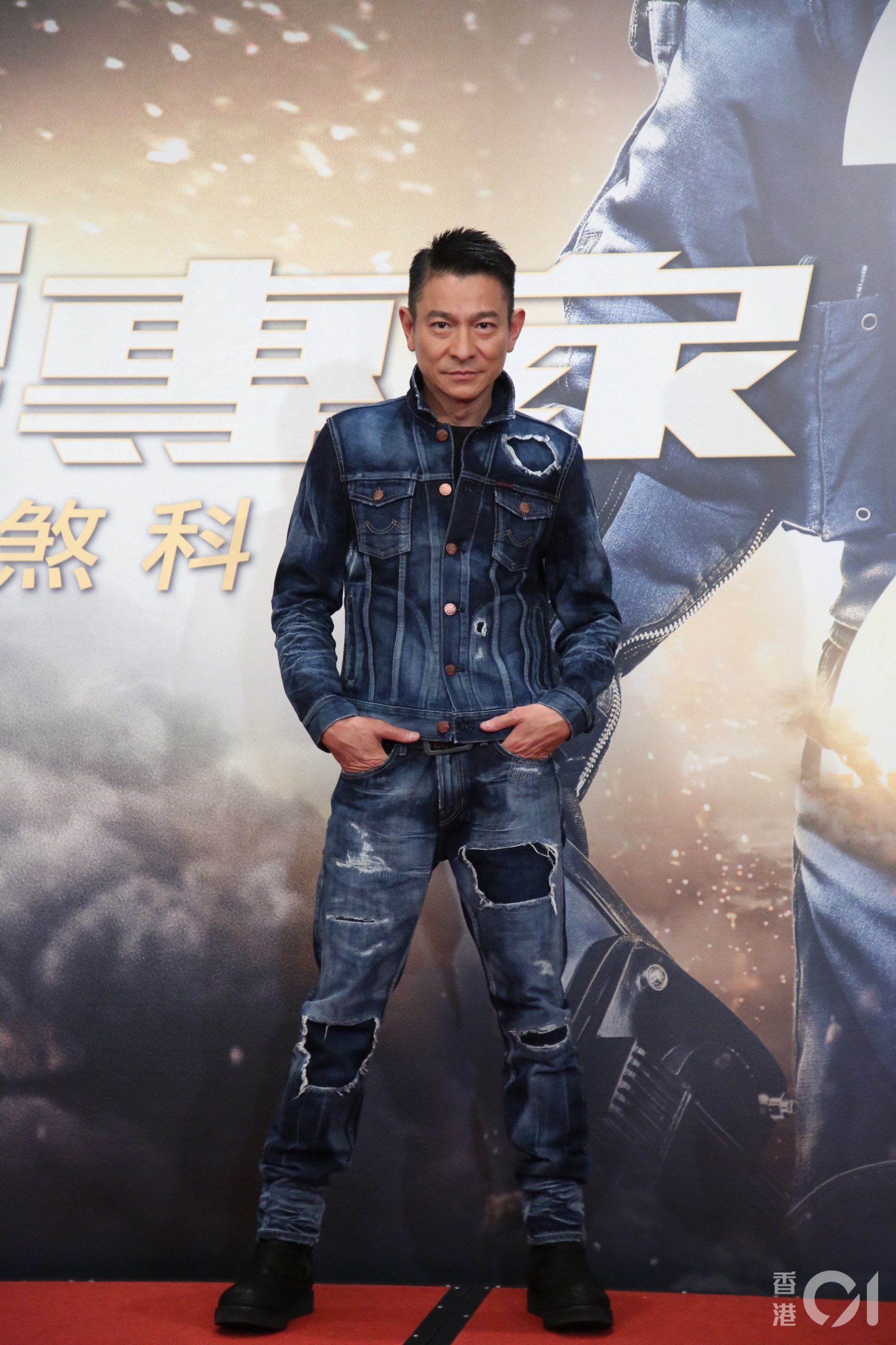 二人相隔17年再合作,理應是話題不斷,但是華仔笑言每次一想聊天便給導演叫去開工。(葉志明攝)