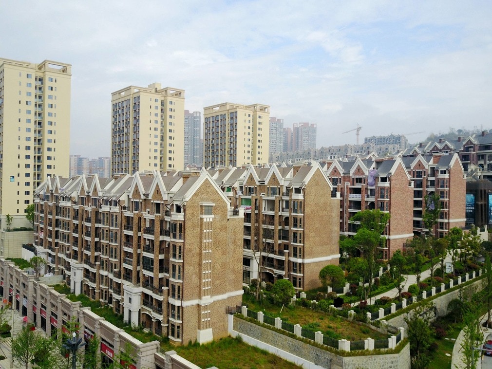 2019年4月以來，中國地方政府對房地產調控頻率增加。（新華社）