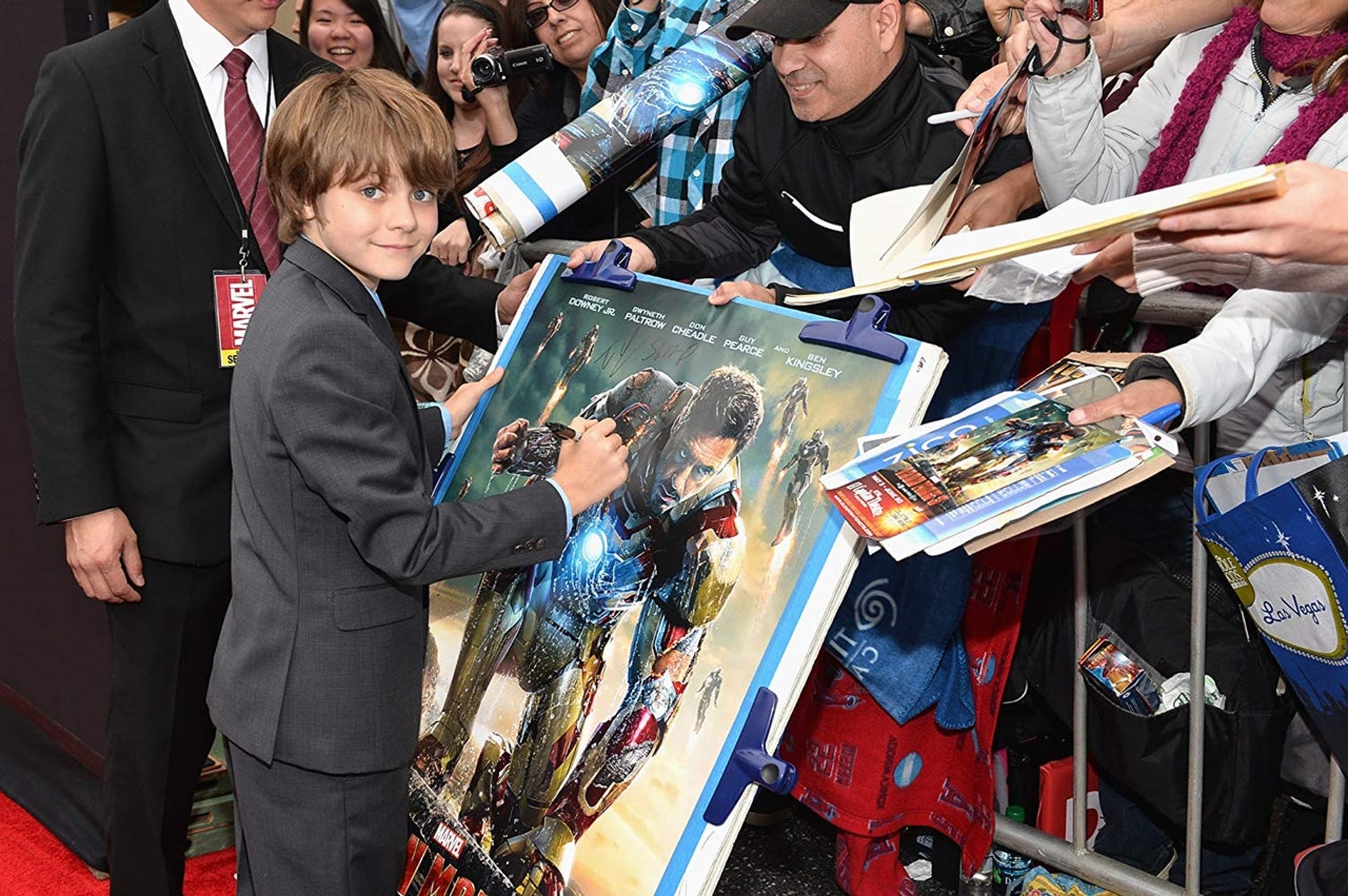 小時候的Ty Simpkins。(Wire Image) 小時候的Ty Simpkins。(Wire Image)
