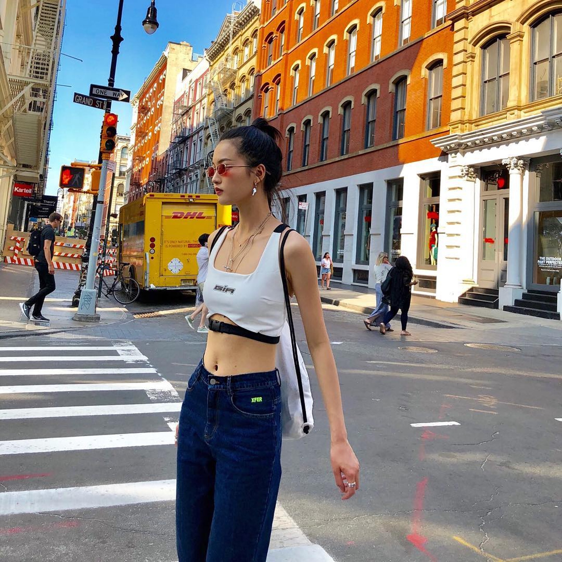 有天賦的纖瘦身材,當然不怕公諸同好。(IG@xinxiexx) 有天賦的纖瘦身材,當然不怕公諸同好。(IG@xinxiexx)