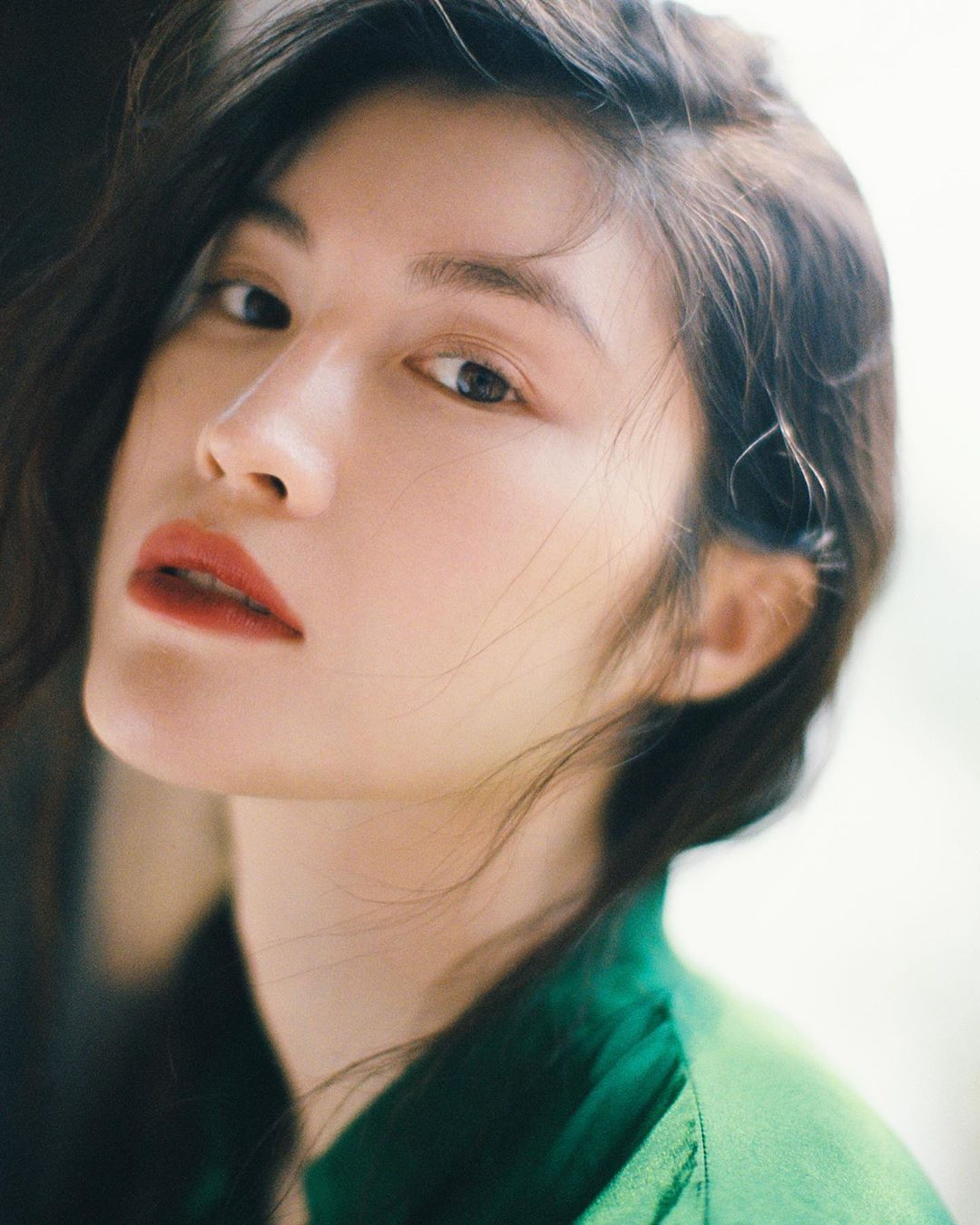 大特寫都一樣零死角,天生美人胚子。(IG@hesui923) 大特寫都一樣零死角,天生美人胚子。(IG@hesui923)