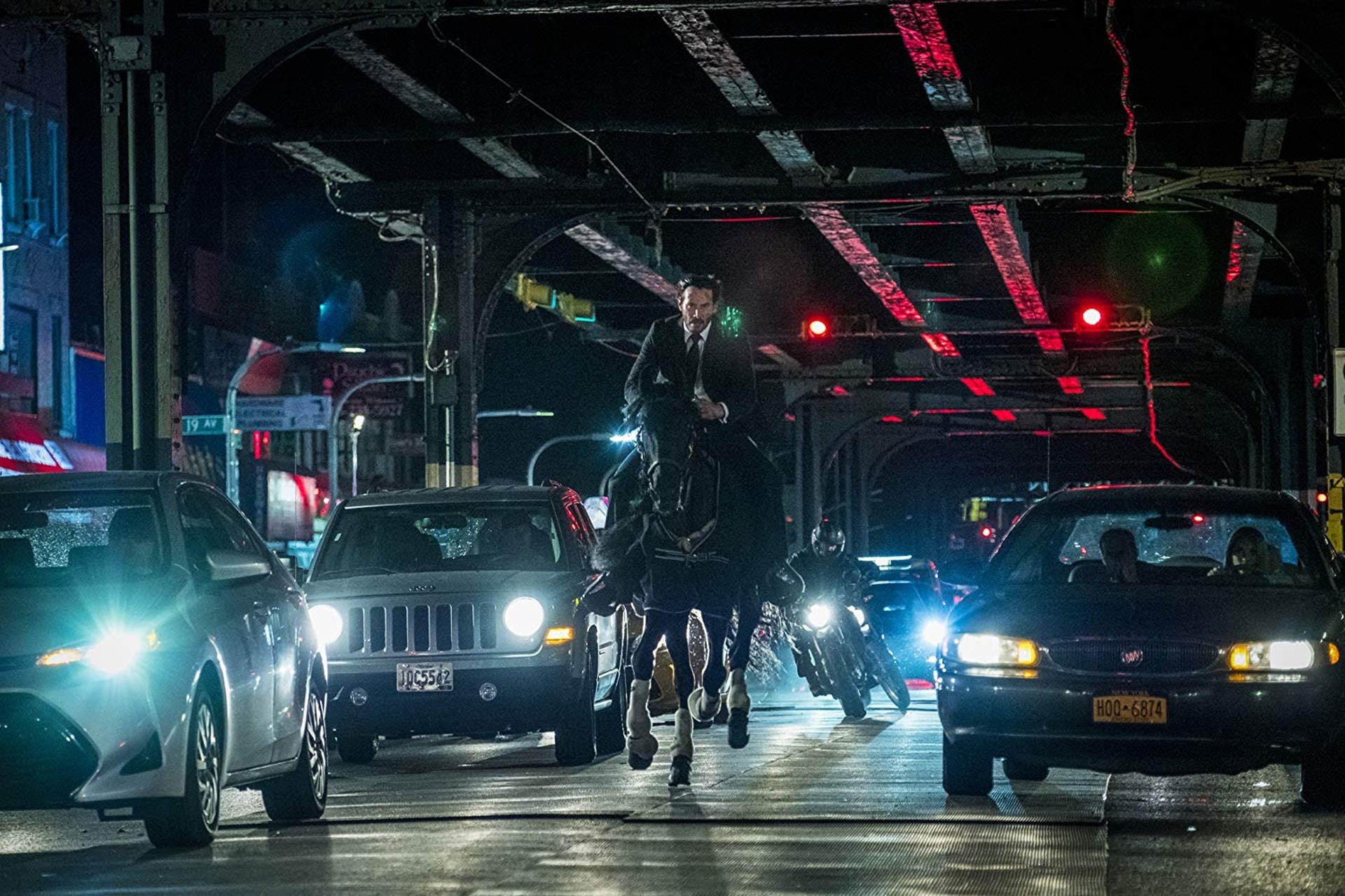 《殺神John Wick 3》動作場面令人嘆為觀止。(《殺神John Wick 3》劇照) 《殺神John Wick 3》動作場面令人嘆為觀止。(《殺神John Wick 3》劇照)