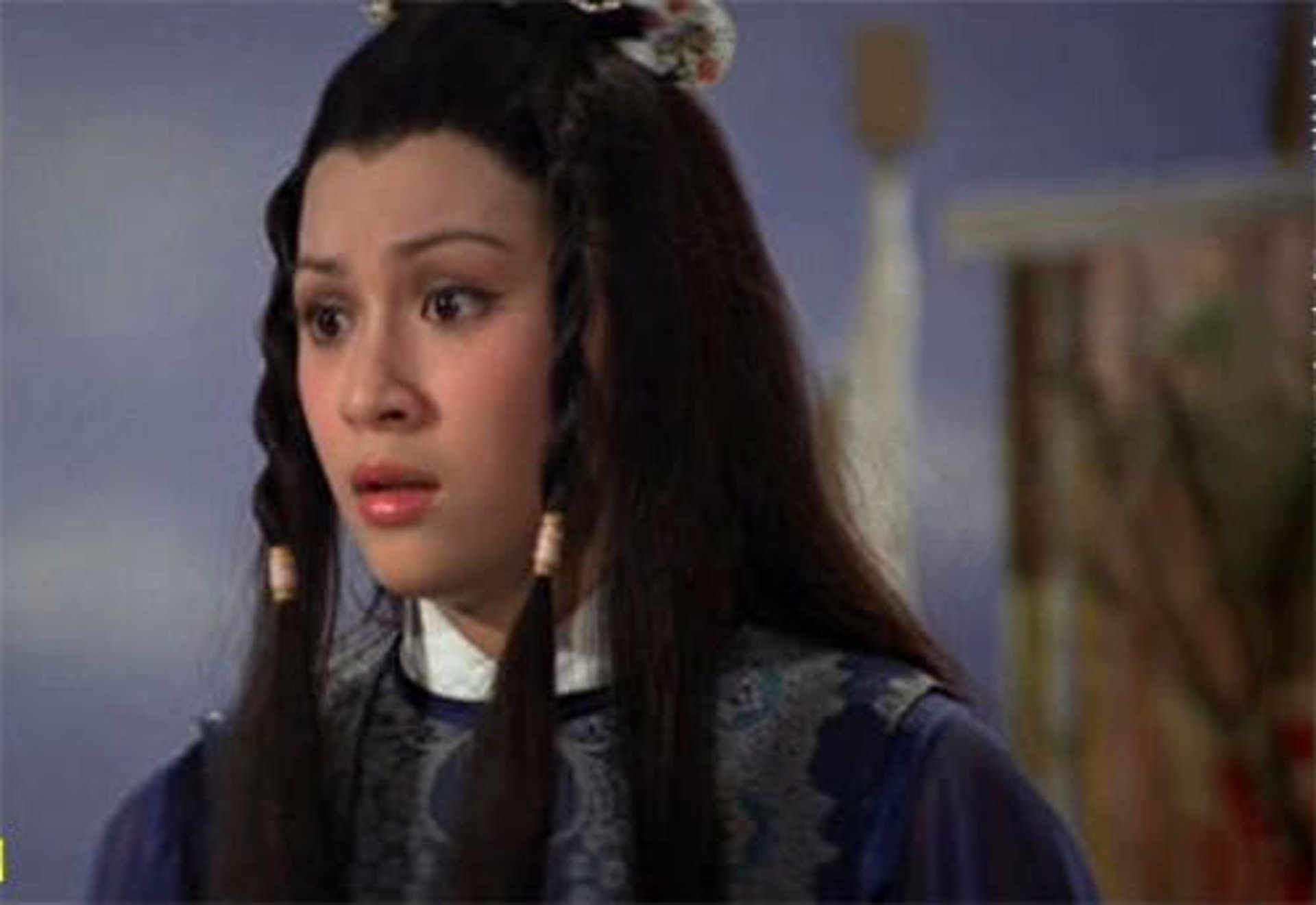余安安是最年輕的周芷若,出演的時候才18歲左右。(《倚天屠龍記》1978年電影版本劇照) 余安安是最年輕的周芷若,出演的時候才18歲左右。(《倚天屠龍記》1978年電影版本劇照)