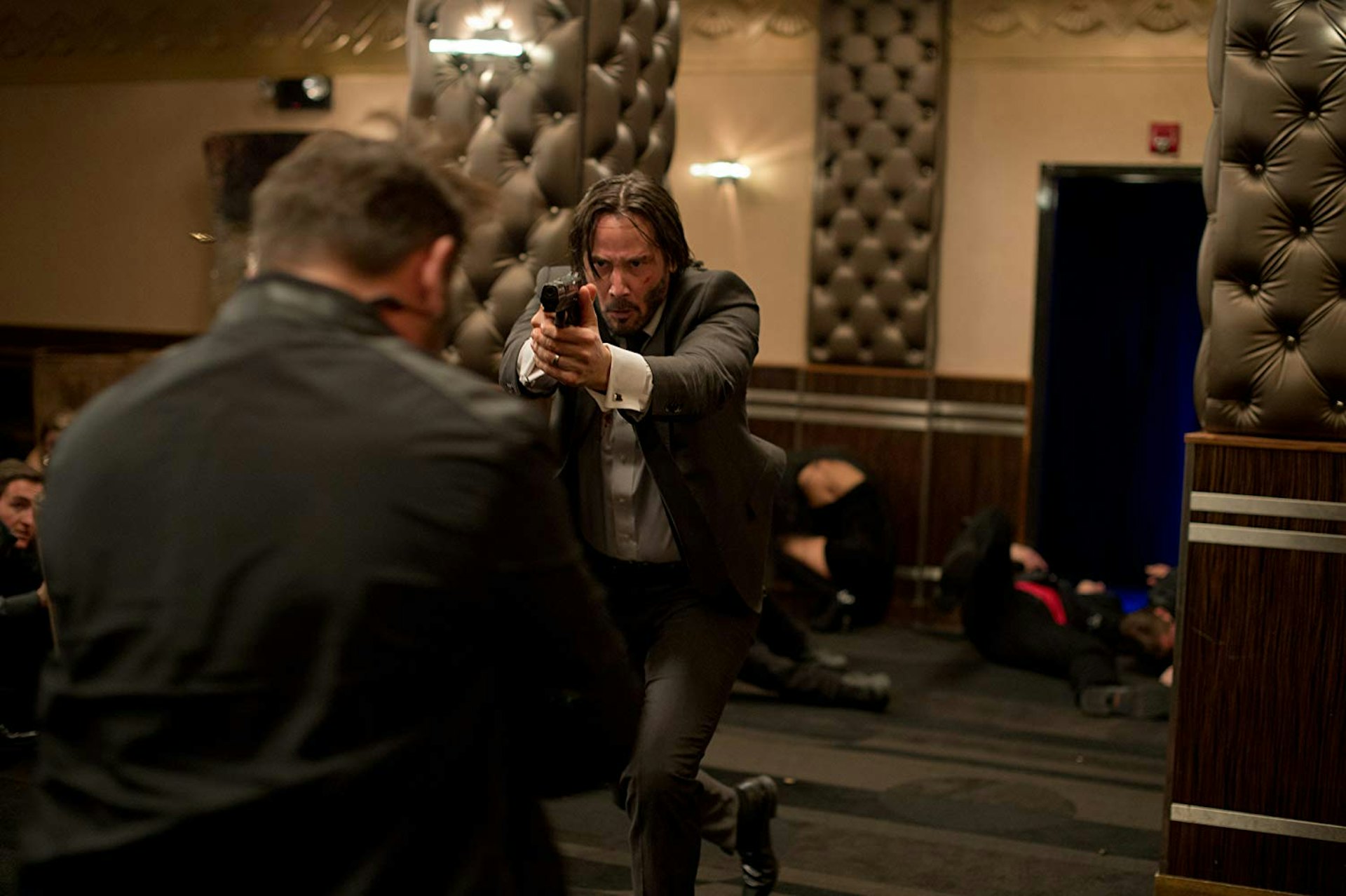 John Wick出手,冇人可以成功逃走。(《殺神John Wick》劇照) John Wick出手,冇人可以成功逃走。(《殺神John Wick》劇照)