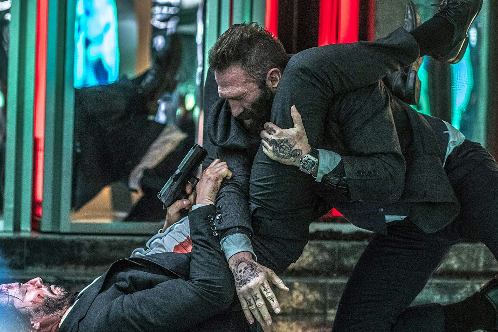 打到好激。(《殺神John Wick 2》劇照) 打到好激。(《殺神John Wick 2》劇照)