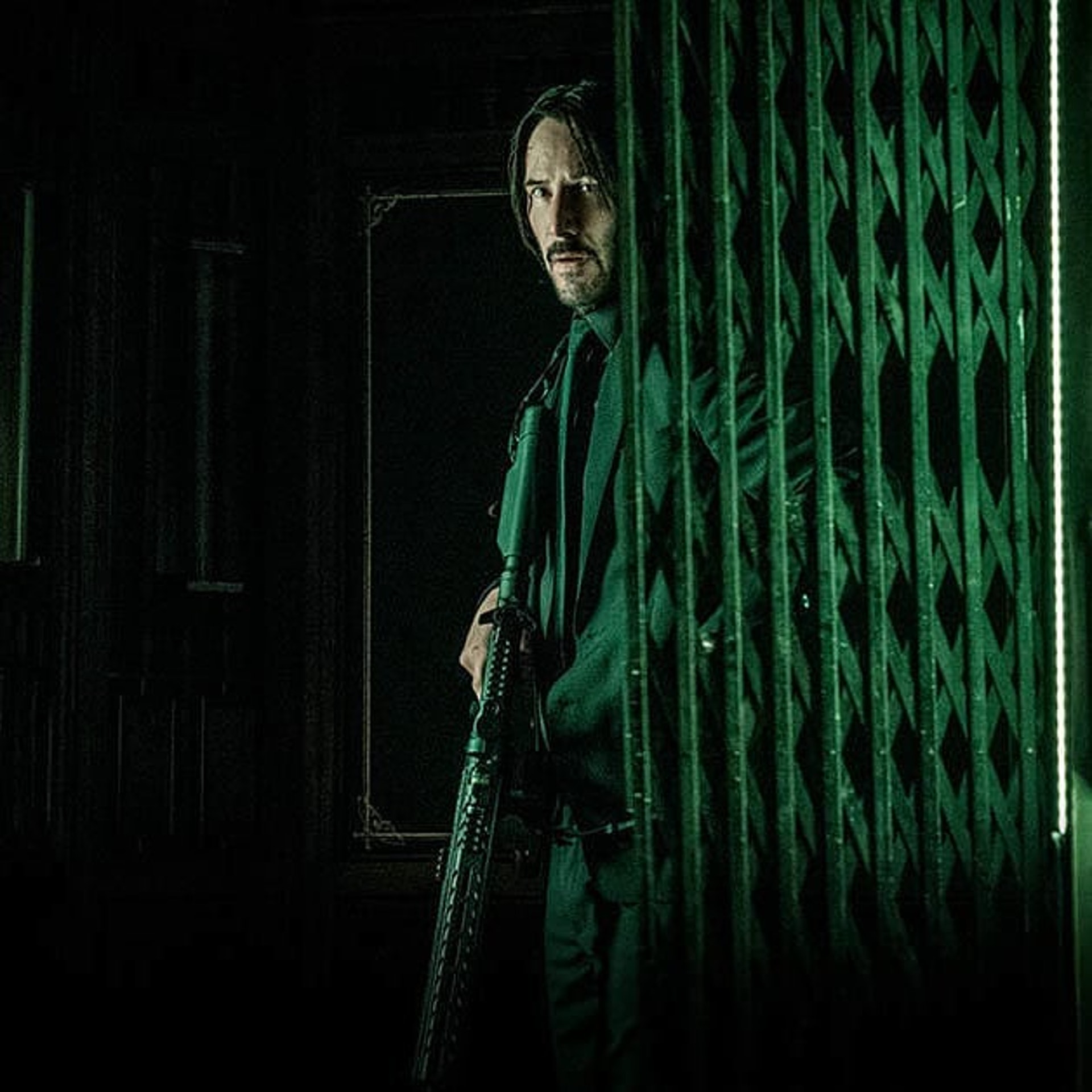 最新一集John Wick背腹受敵。(《殺神John Wick 3》劇照) 最新一集John Wick背腹受敵。(《殺神John Wick 3》劇照)