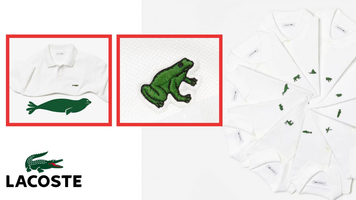 【Lacoste】經典鱷魚不見了 十款可愛新繡章為拯救瀕臨絕種動物 【Lacoste】經典鱷魚不見了 十款可愛新繡章為拯救瀕臨絕種動物