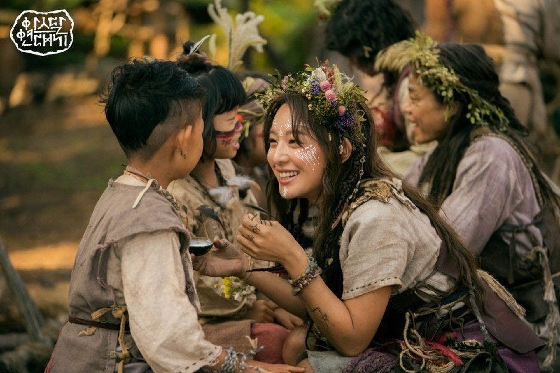 金智媛在《阿斯達年代記》中的照片。(《阿斯達年代記》劇照)