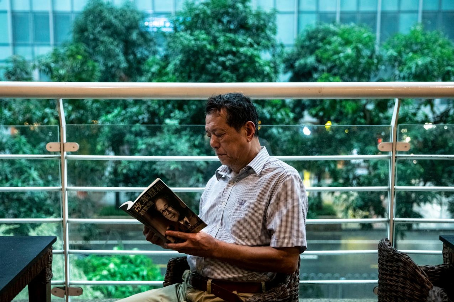 前中共總書記趙紫陽次子趙二軍回憶父親不忍以軍隊鎮壓學生,他覺得中共不可能為父親恢復名譽。(羅君豪攝)