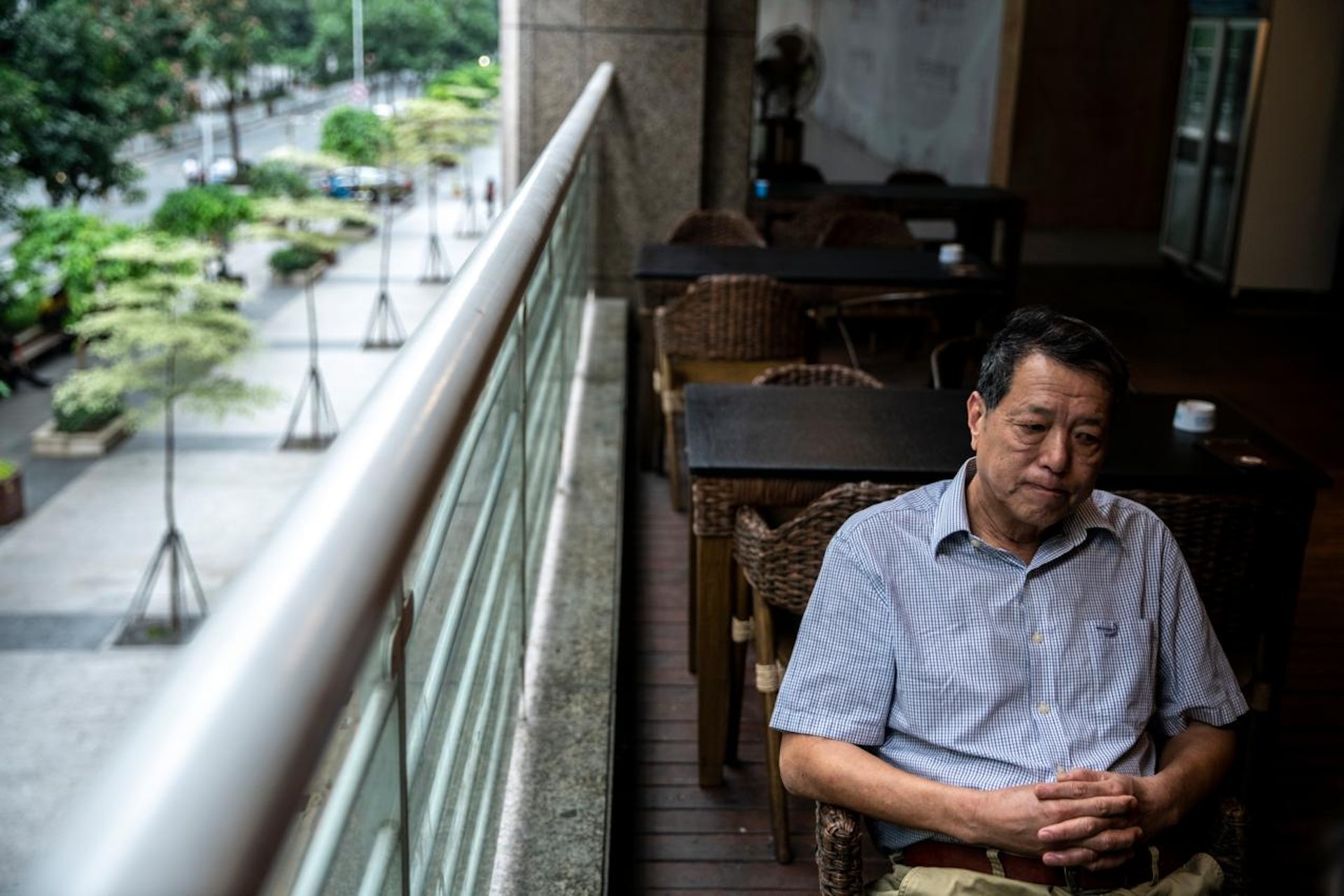 趙二軍指,父親趙紫陽和母親梁伯琪的骨灰一直放在家中,已與當局就安葬安排達成共識,但估計今年內難成事。(羅君豪攝)