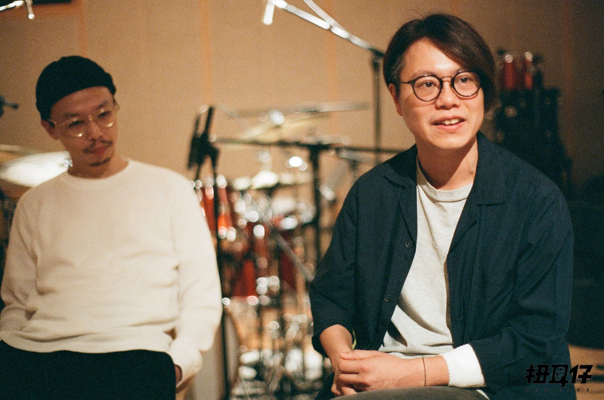 ANWIYCTI 的 Joey(右)和 Eqqus 都和周國賢是好朋友他是戰友。(攝:Moment Hung)