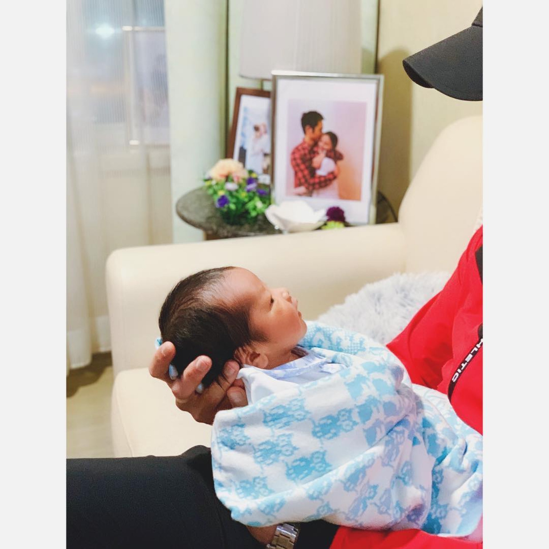 2018年11月宣佈懷孕,並於翌年二月誕下「小嘉穎」(Rafael)。(IG圖片 / ghlchan)