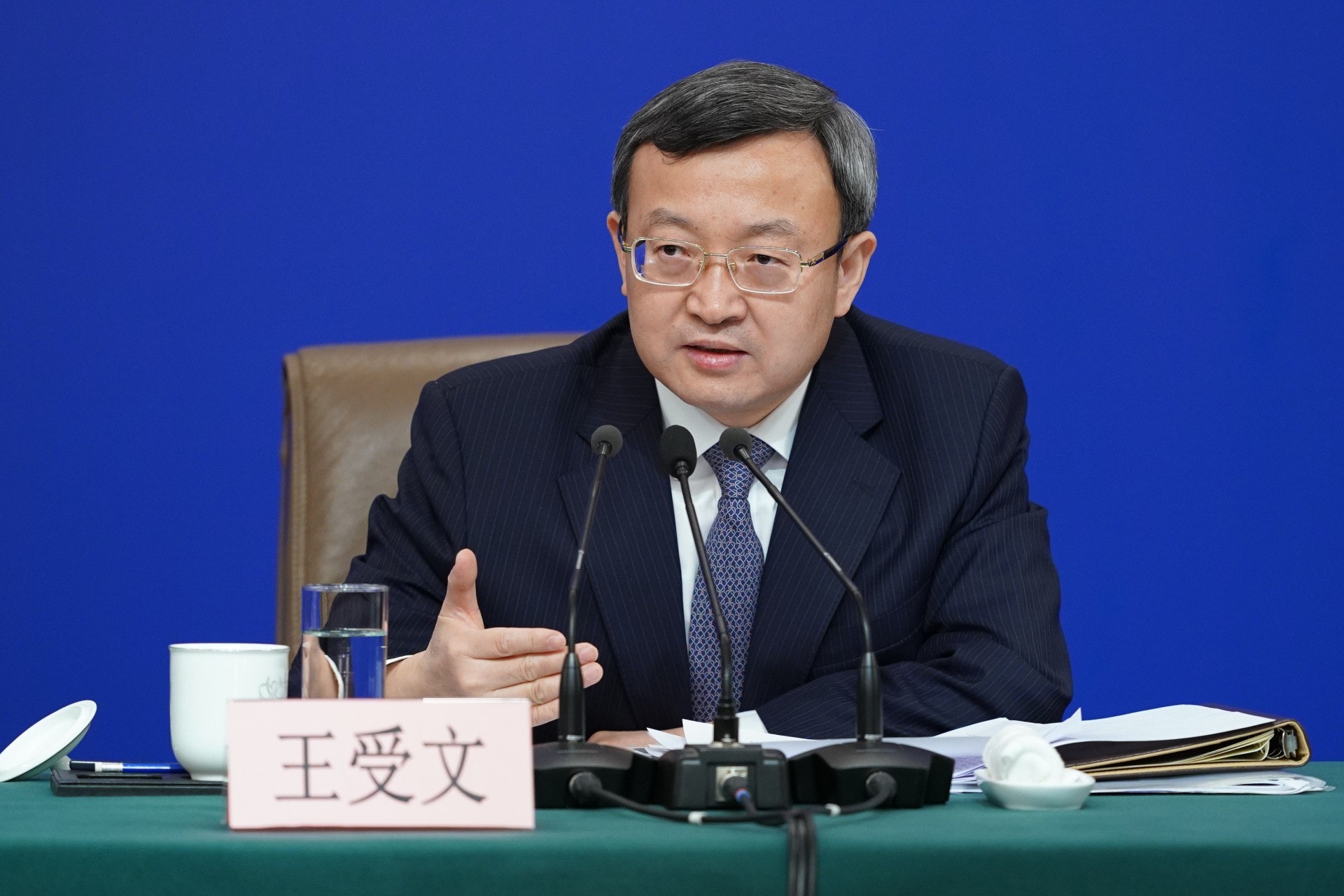 王受文表示,美方欲通過極限施壓迫使中方讓步不可能實現。(中新社) 王受文表示,美方欲通過極限施壓迫使中方讓步不可能實現。(中新社)