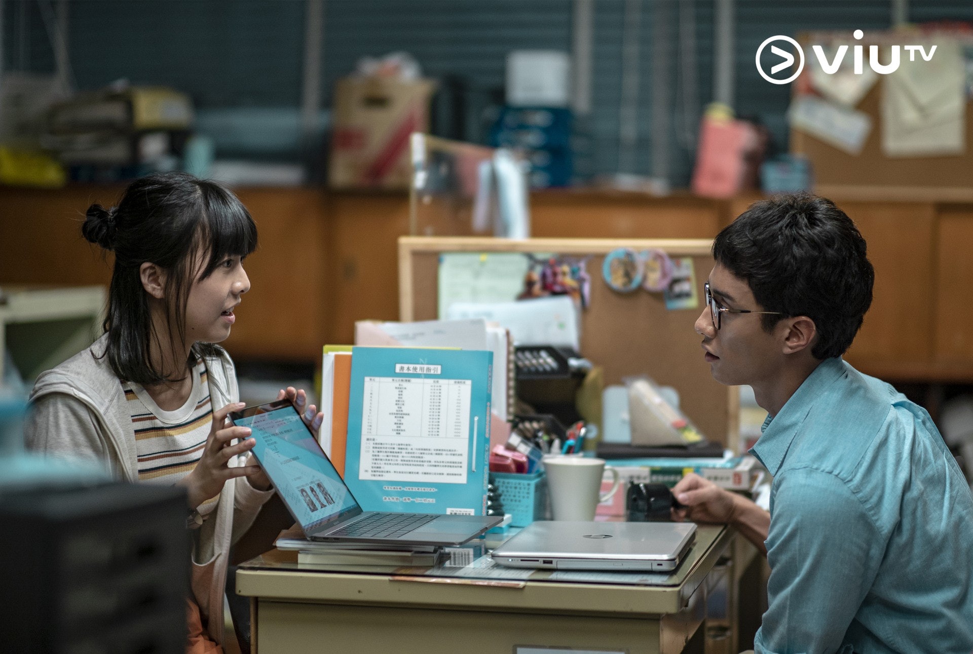 「盧文達」劉俊謙為學生勞心勞力。(《教束》劇照)