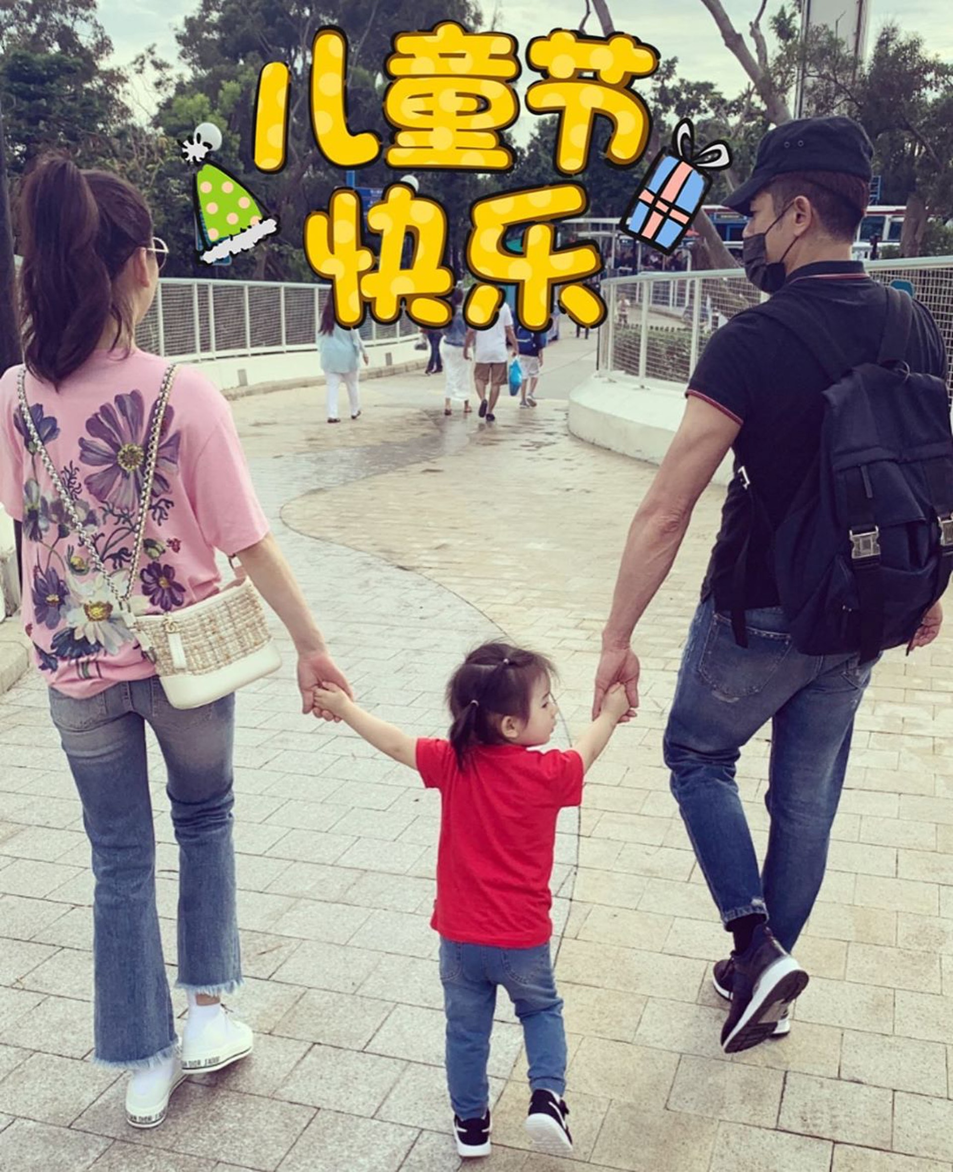 郭富城和方媛大方公開大女Chantelle的側面照。(方媛IG:@mokafy) 郭富城和方媛大方公開大女Chantelle的側面照。(方媛IG:@mokafy)