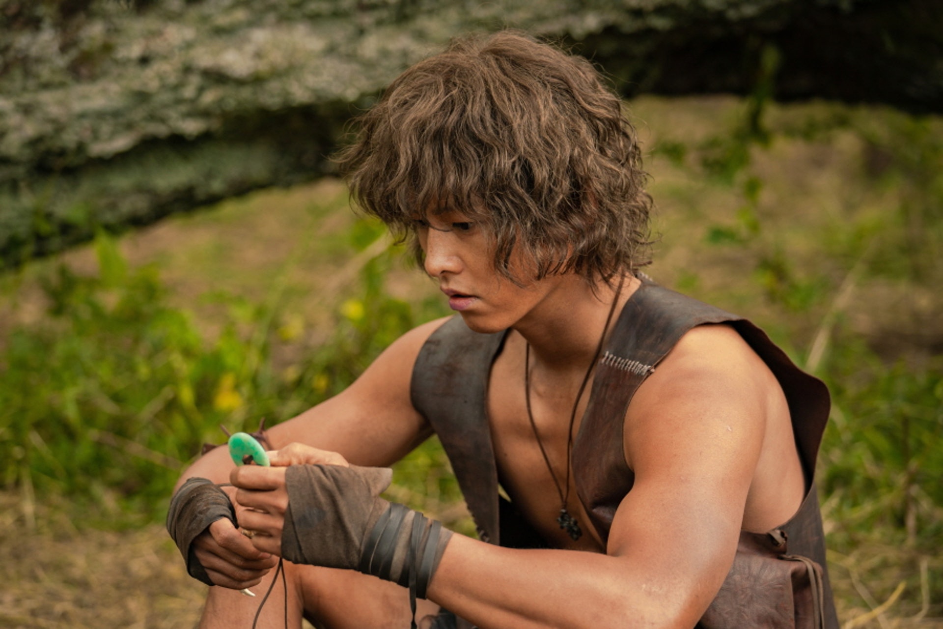 《阿斯達年代記》係宋仲基結婚後擔正的劇集。(劇照) 《阿斯達年代記》係宋仲基結婚後擔正的劇集。(劇照)