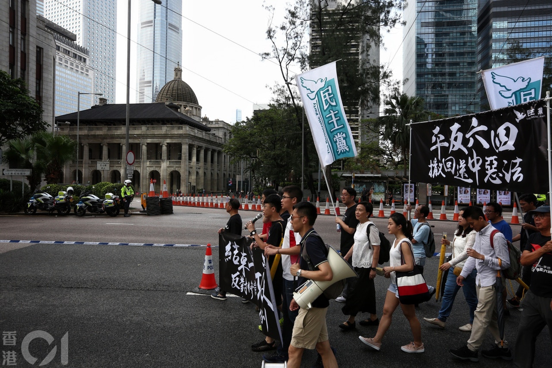民陣將在周日發起「反送中」大遊行。(資料圖片) 民陣將在周日發起「反送中」大遊行。(資料圖片)