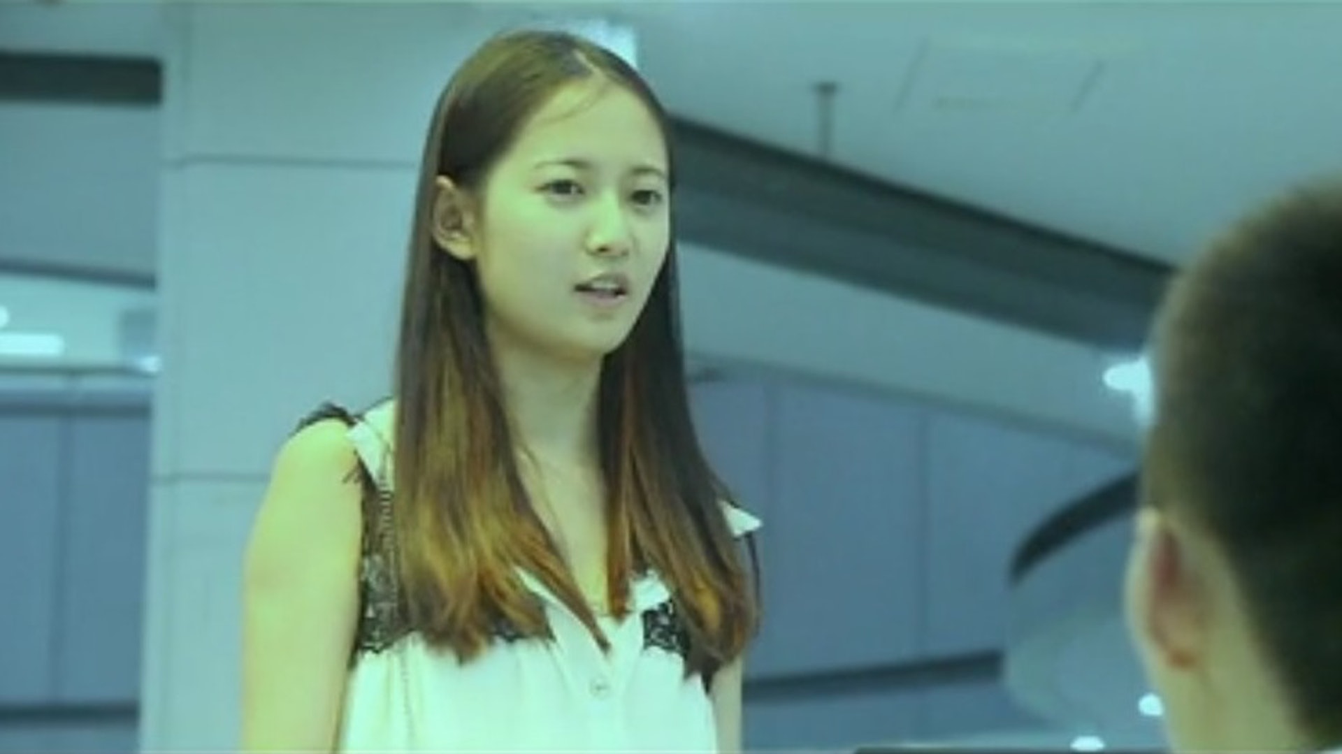 大學時拍攝微電影的陳鈺琪。（愛旅遊的老男生微博圖片）