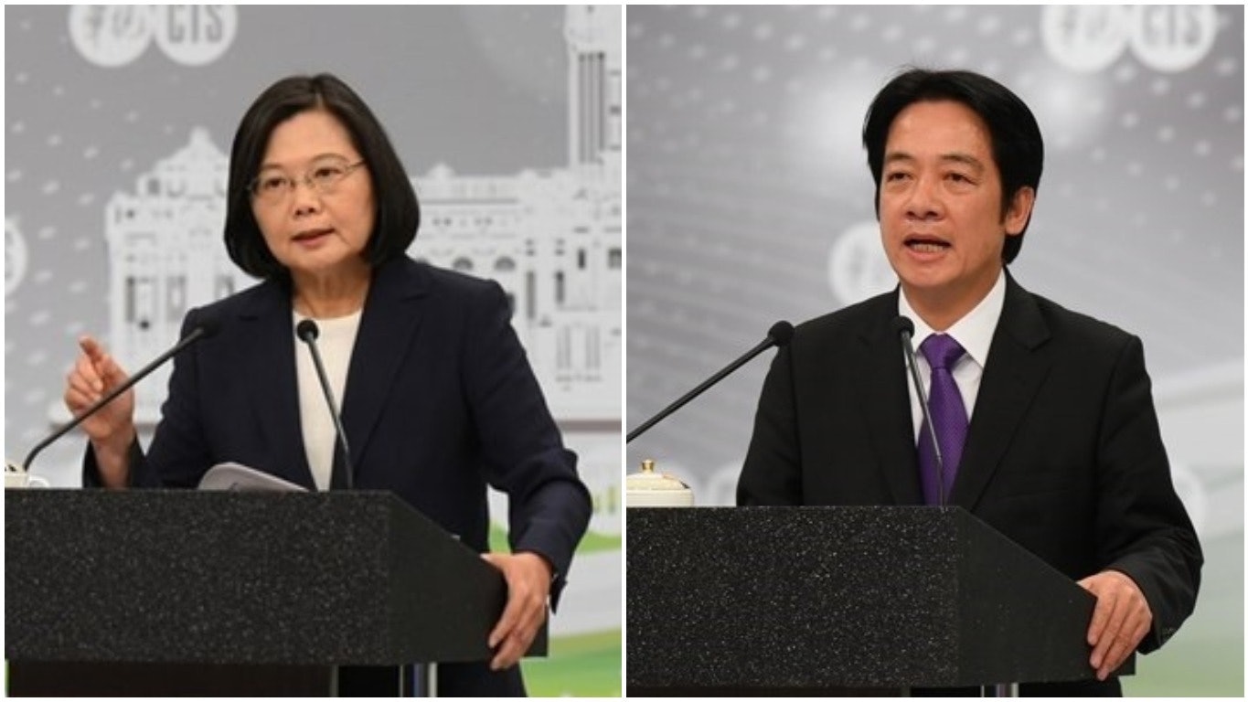 【民進黨政見會】蔡籲賴「為台灣放下個人」 賴:把民主推到中國 【民進黨政見會】蔡籲賴「為台灣放下個人」 賴:把民主推到中國