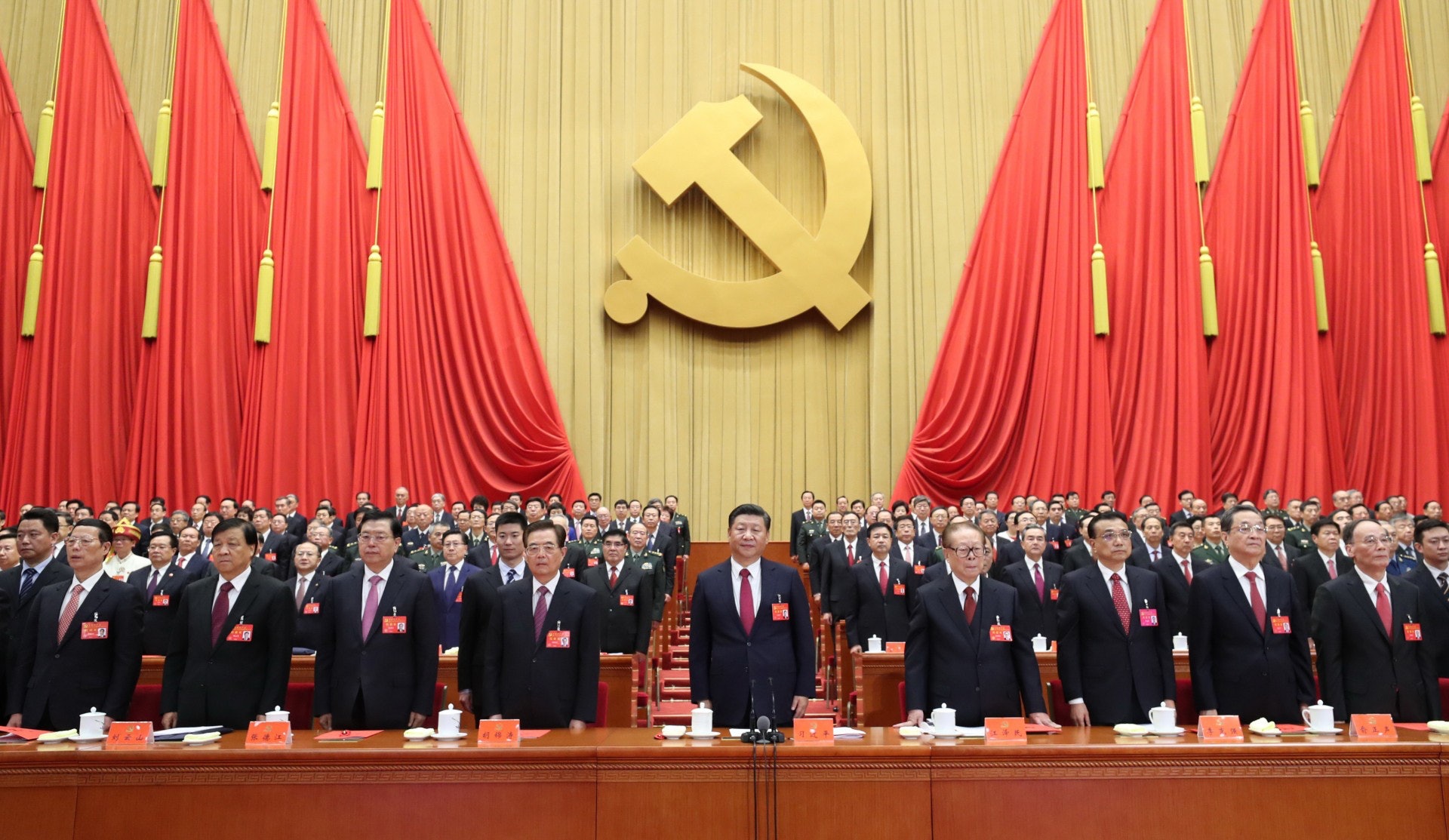 在2017年底召開的中共十九大,「習近平新時代中國特色社會主義思想」確立為中共必須長期堅持的指導思想。(資料圖片) 在2017年底召開的中共十九大,「習近平新時代中國特色社會主義思想」確立為中共必須長期堅持的指導思想。(資料圖片)