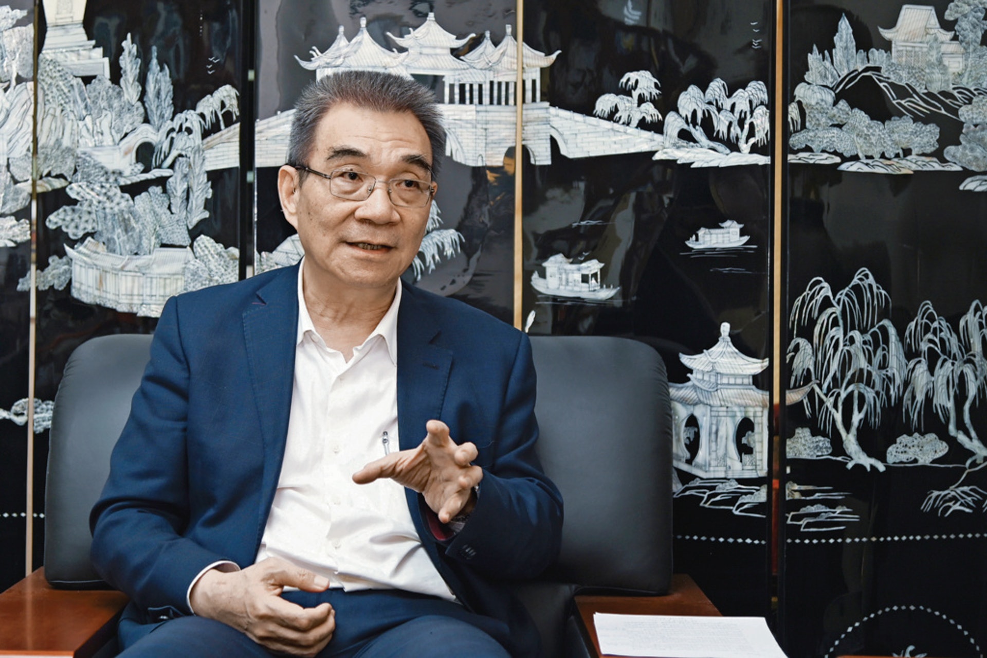 為了「成為中華民族復興的一分子」,林毅夫40年前從台灣金門島泅水到福建廈門。(陳立程攝) 為了「成為中華民族復興的一分子」,林毅夫40年前從台灣金門島泅水到福建廈門。(陳立程攝)