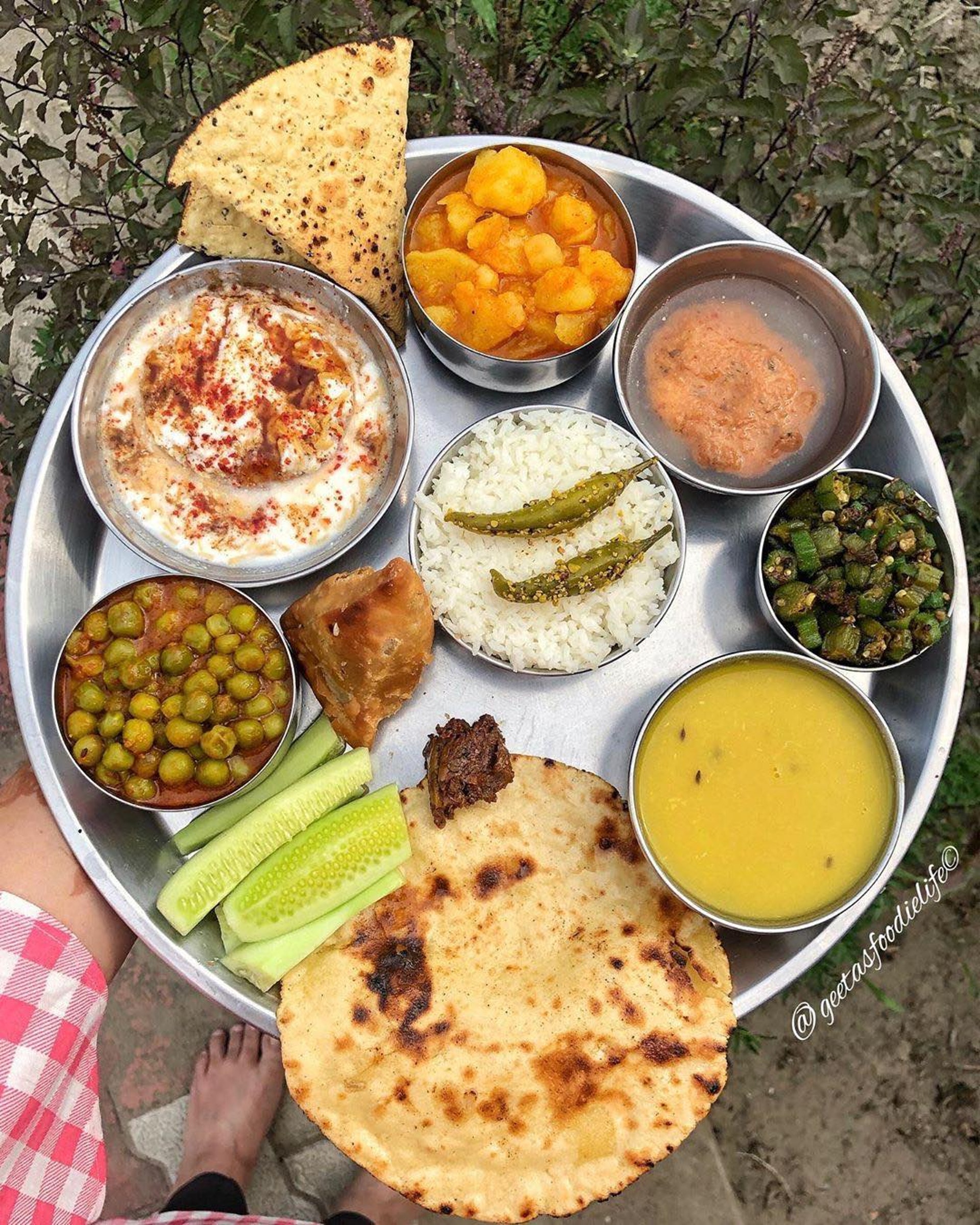 6. 印度:喜歡重口味的朋友注意了,印度美食會讓你深深愛上印度,以香料出名的印度,他們非常注重每道料理的風味,在不同的料理中都會加入專門的香料去調味,光是遊走穿梭在大街小巷,都會被四處飄散的香氣迷的神昏顛倒。(geetakithali@Instagram)