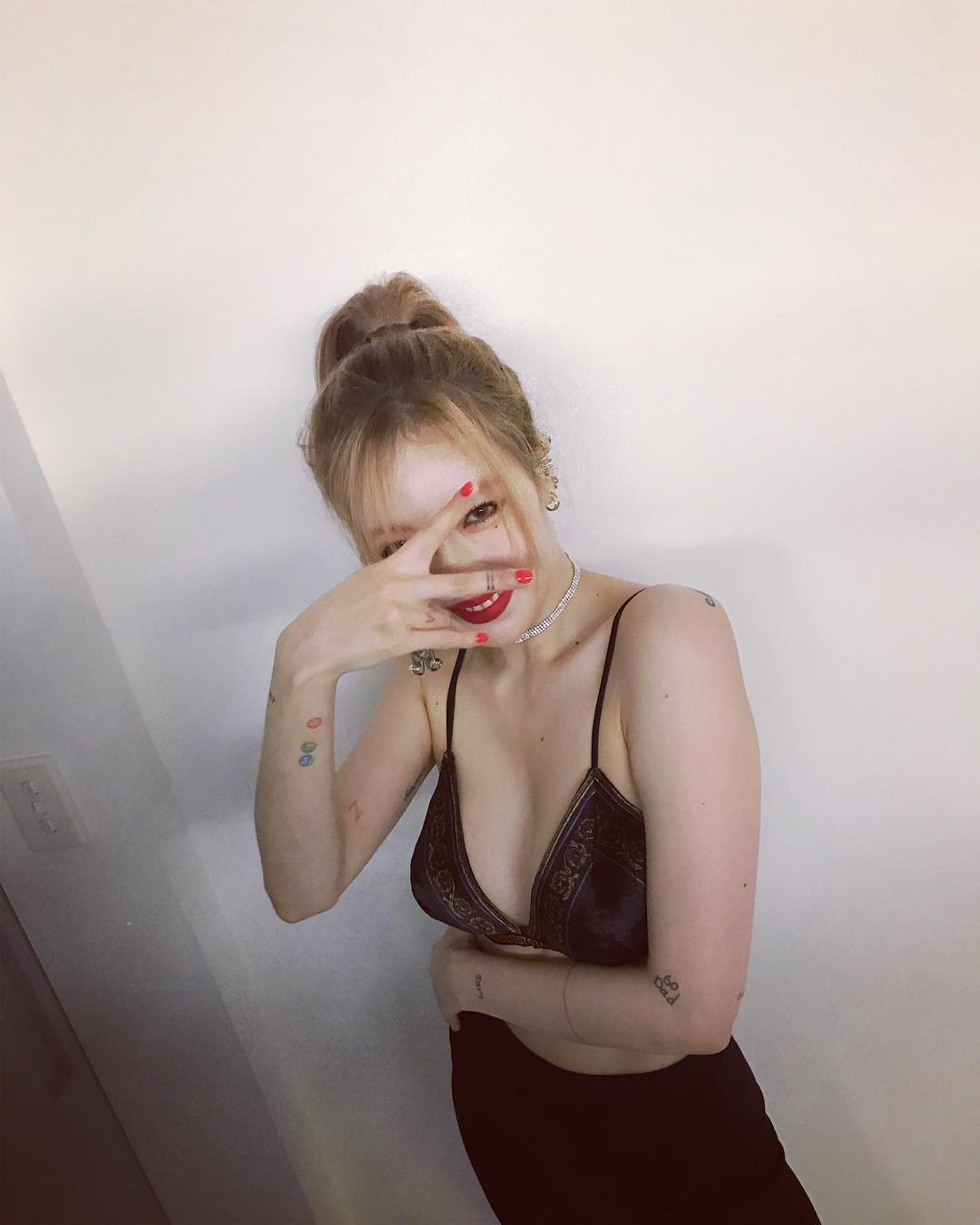 可愛!(IG圖片/@hyunah_aa) 可愛!(IG圖片/@hyunah_aa)