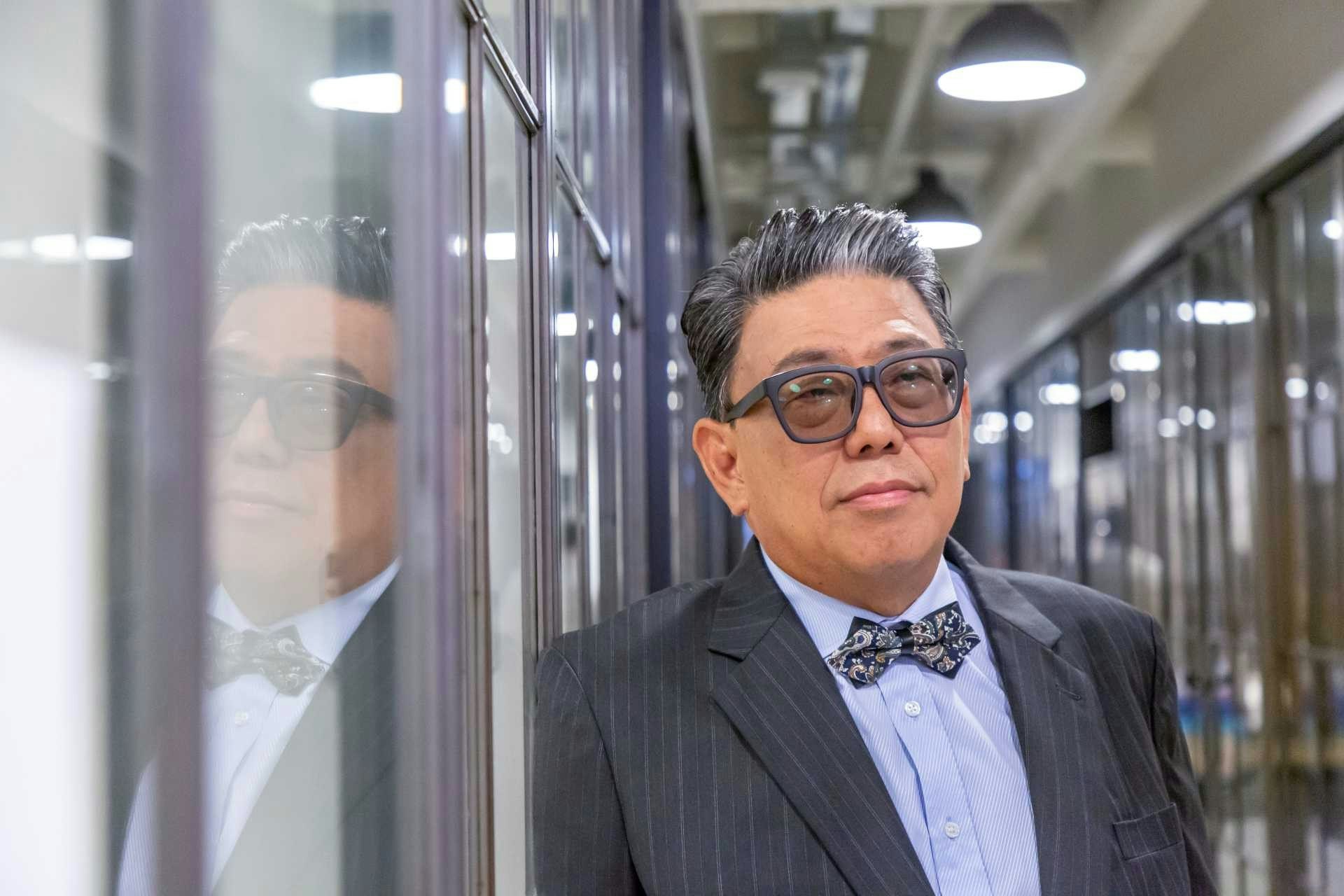 樓南光今日為新劇《MeToo》宣傳造勢。(葉志明攝) 樓南光今日為新劇《MeToo》宣傳造勢。(葉志明攝)