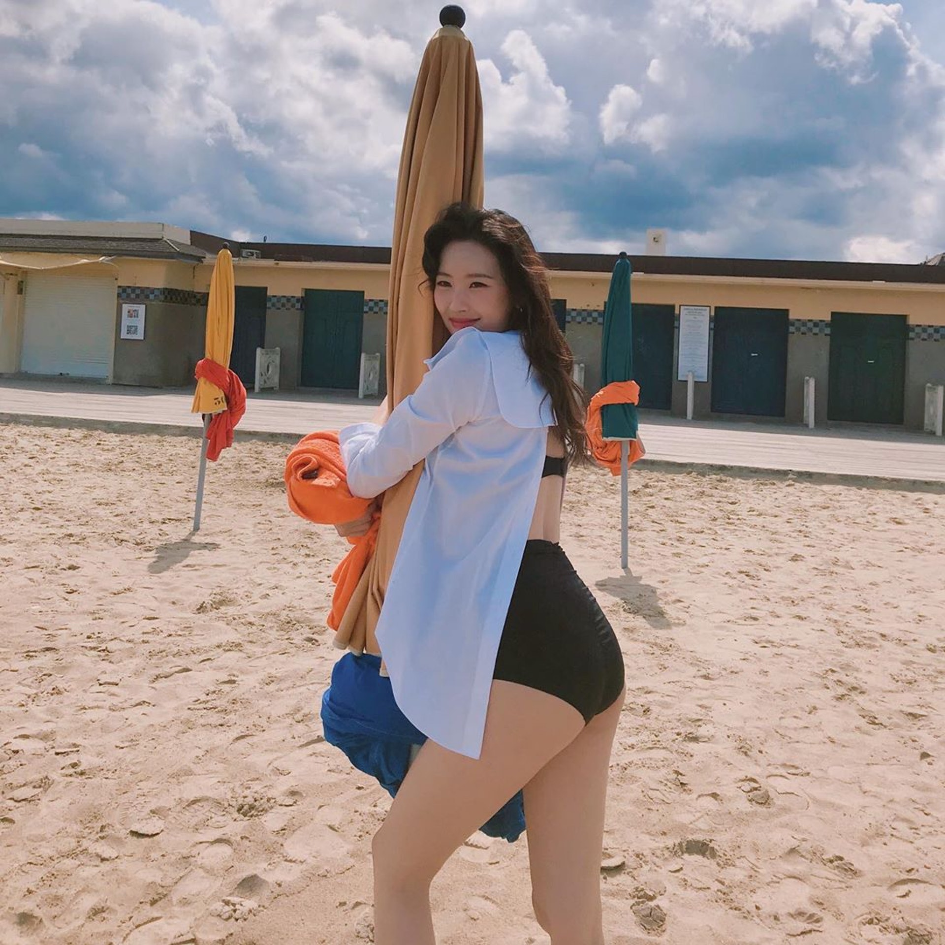 增重後的宣美仍然性感,身材完全沒有走樣。(IG/@miyayeah) 增重後的宣美仍然性感,身材完全沒有走樣。(IG/@miyayeah)