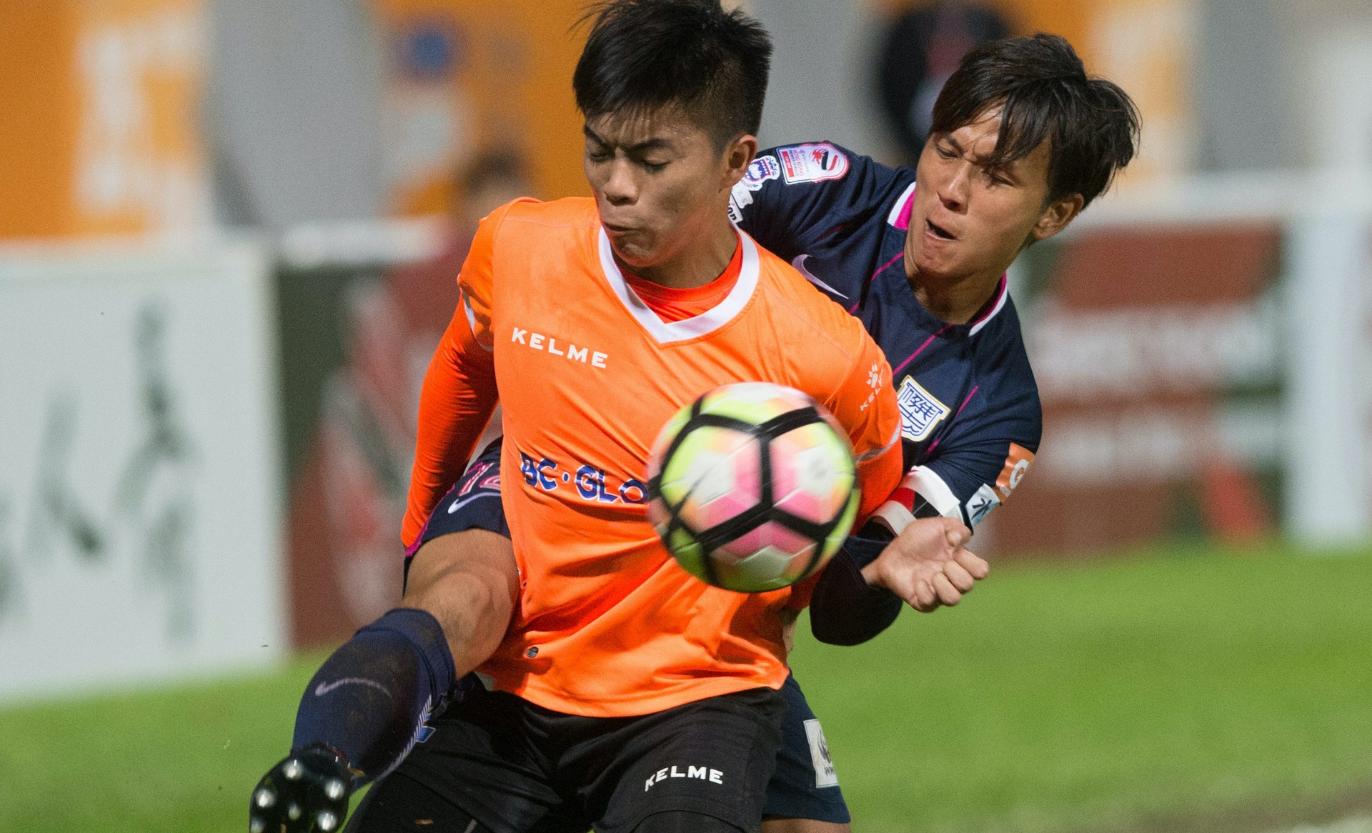 傑志隊長盧均宜(後)非常積極,但未能助球隊取勝。(香港足總圖片) 傑志隊長盧均宜(後)非常積極,但未能助球隊取勝。(香港足總圖片)