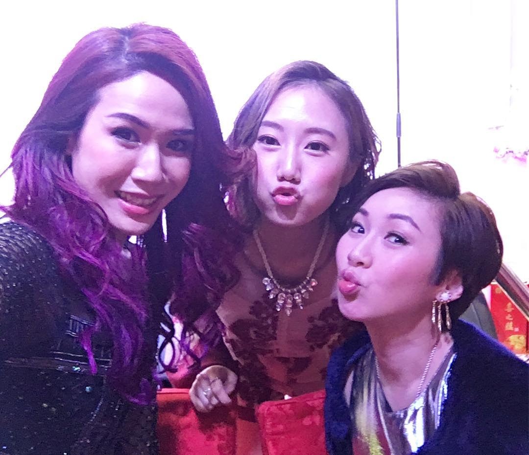 去年提名麥淑螢(中)參選嘅莊思明(左),表示有聽聞過裸照一事。(麥淑螢IG:@mshukying) 去年提名麥淑螢(中)參選嘅莊思明(左),表示有聽聞過裸照一事。(麥淑螢IG:@mshukying)