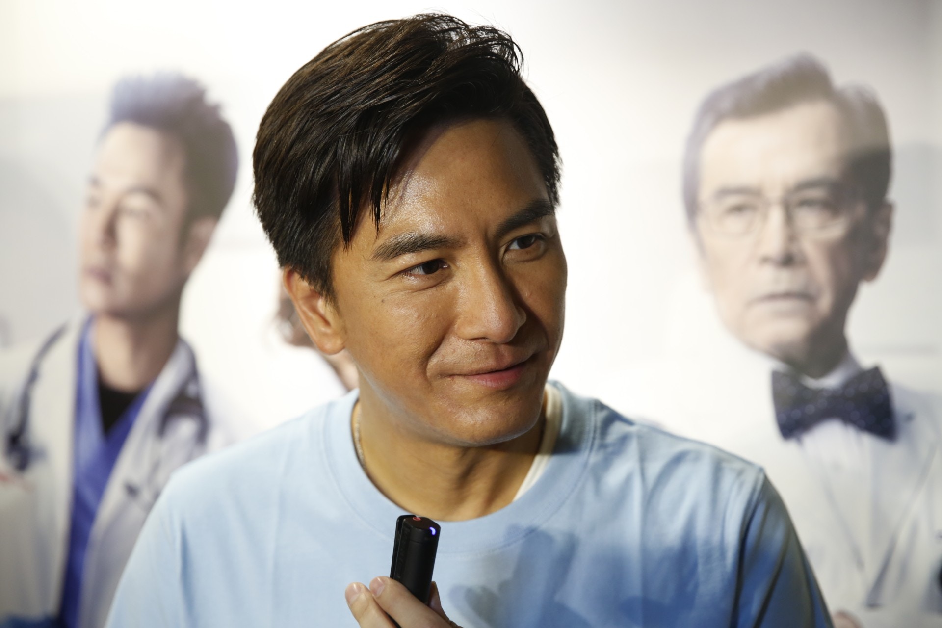 馬明期待《白色強人》收視能再創新高。（陳順禎攝）