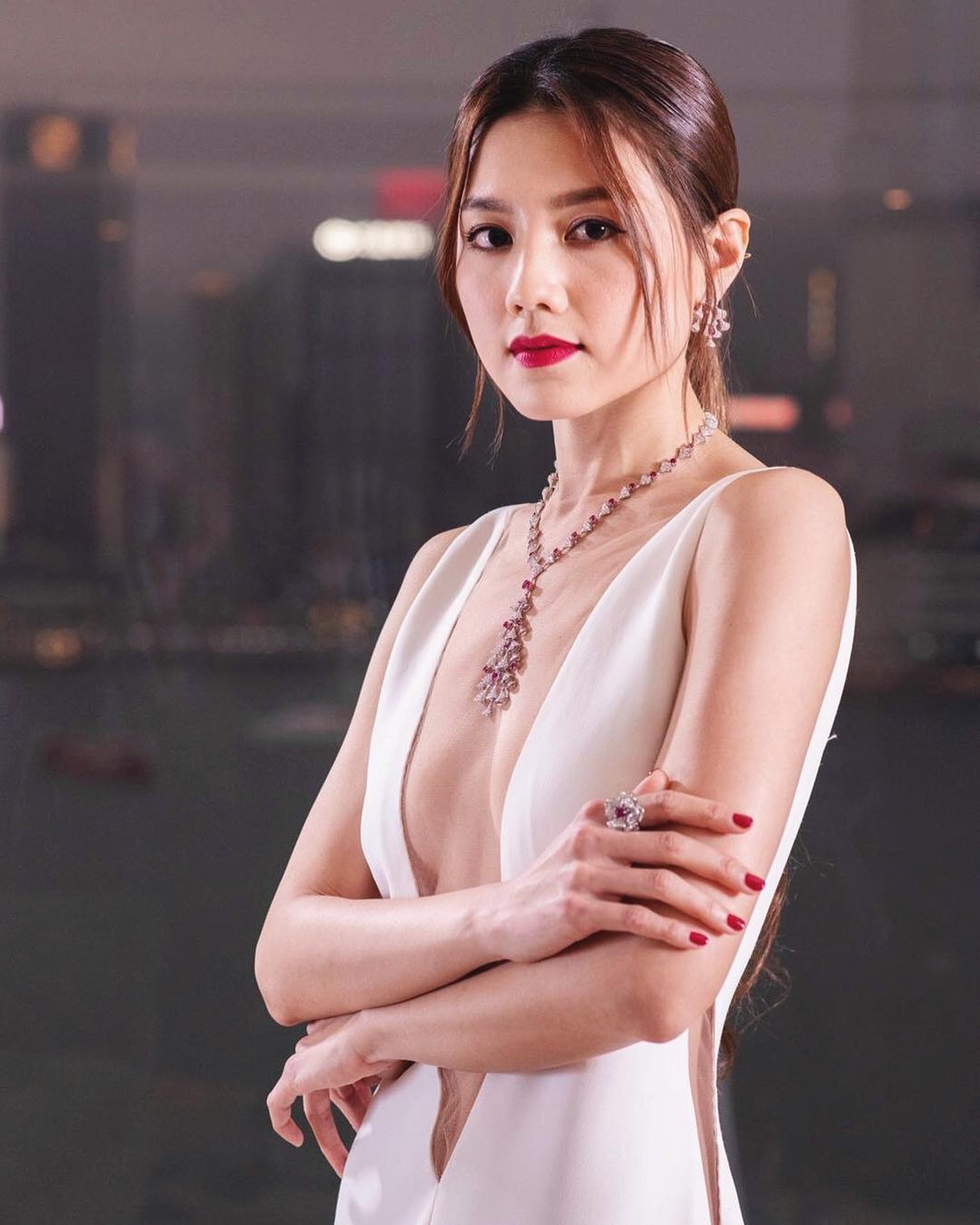 出席今屆金像獎時都係瘦到見骨。(IG@chrissienana圖片) 出席今屆金像獎時都係瘦到見骨。(IG@chrissienana圖片)