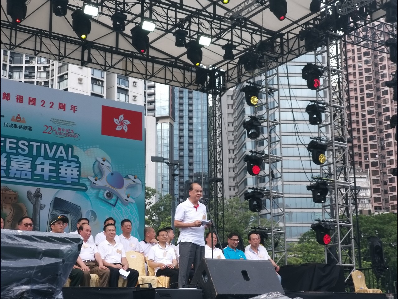 張建宗肯定慶委會工作,對於是祖國一分子而感到自豪。(王珮殷攝) 張建宗肯定慶委會工作,對於是祖國一分子而感到自豪。(王珮殷攝)