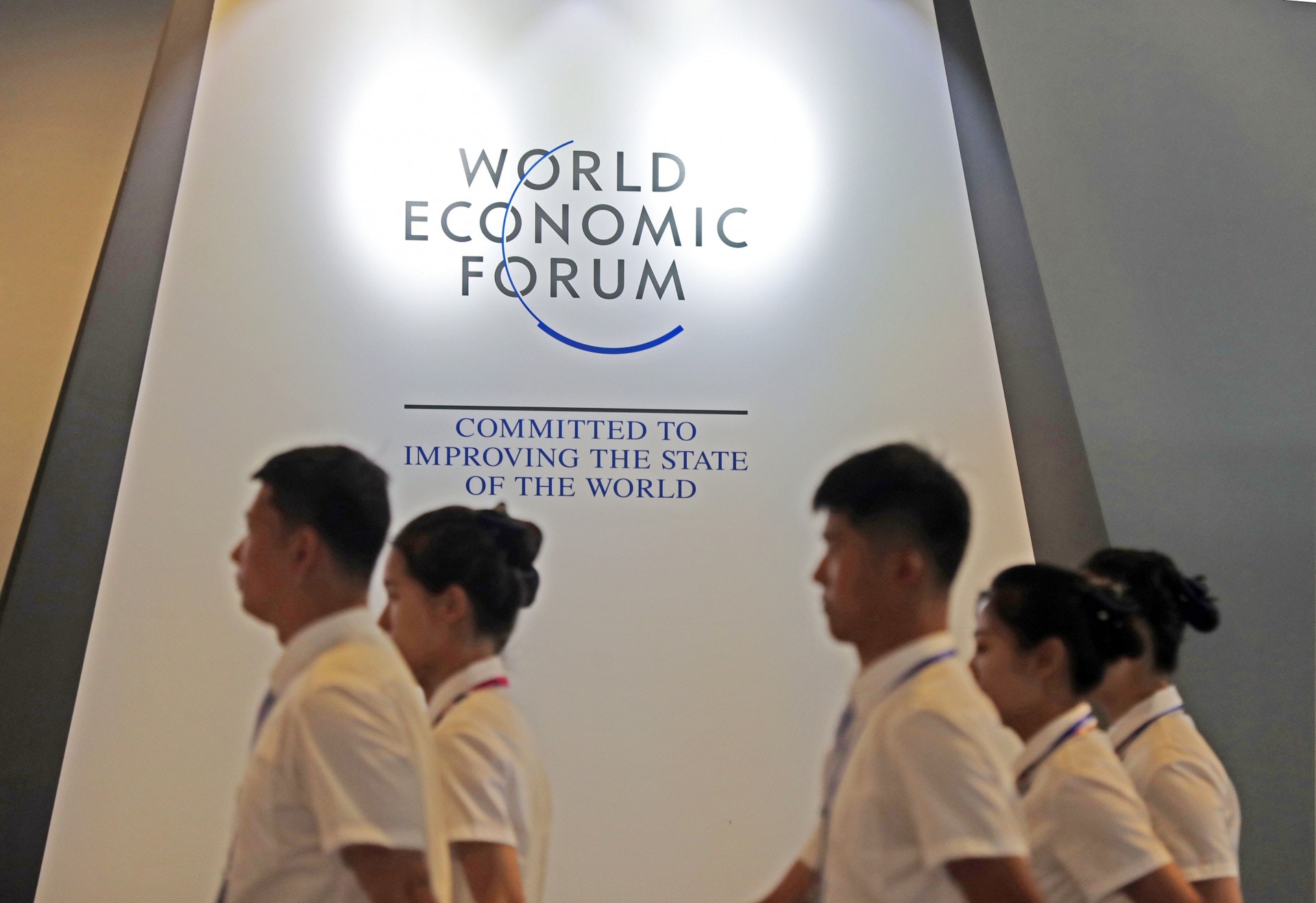 夏季達沃斯論壇今日（1日）起一連三日在遼寧大連舉行。（新華社）