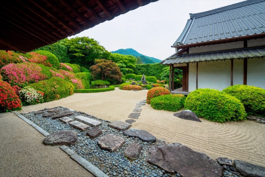 枯山水庭 遊日本七個絕色庭園以石頭和砂呈現日本禪意美學