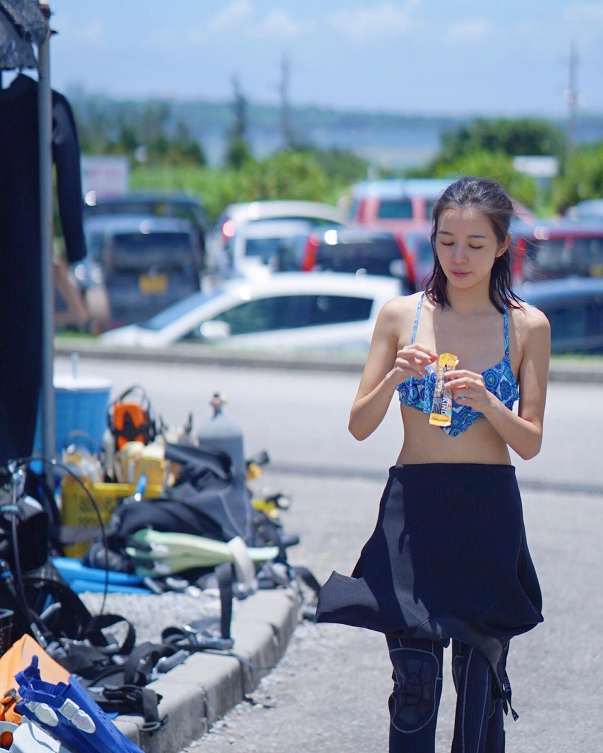 Louisa最近去咗學潛水。(IG@louisa_mak) Louisa最近去咗學潛水。(IG@louisa_mak)