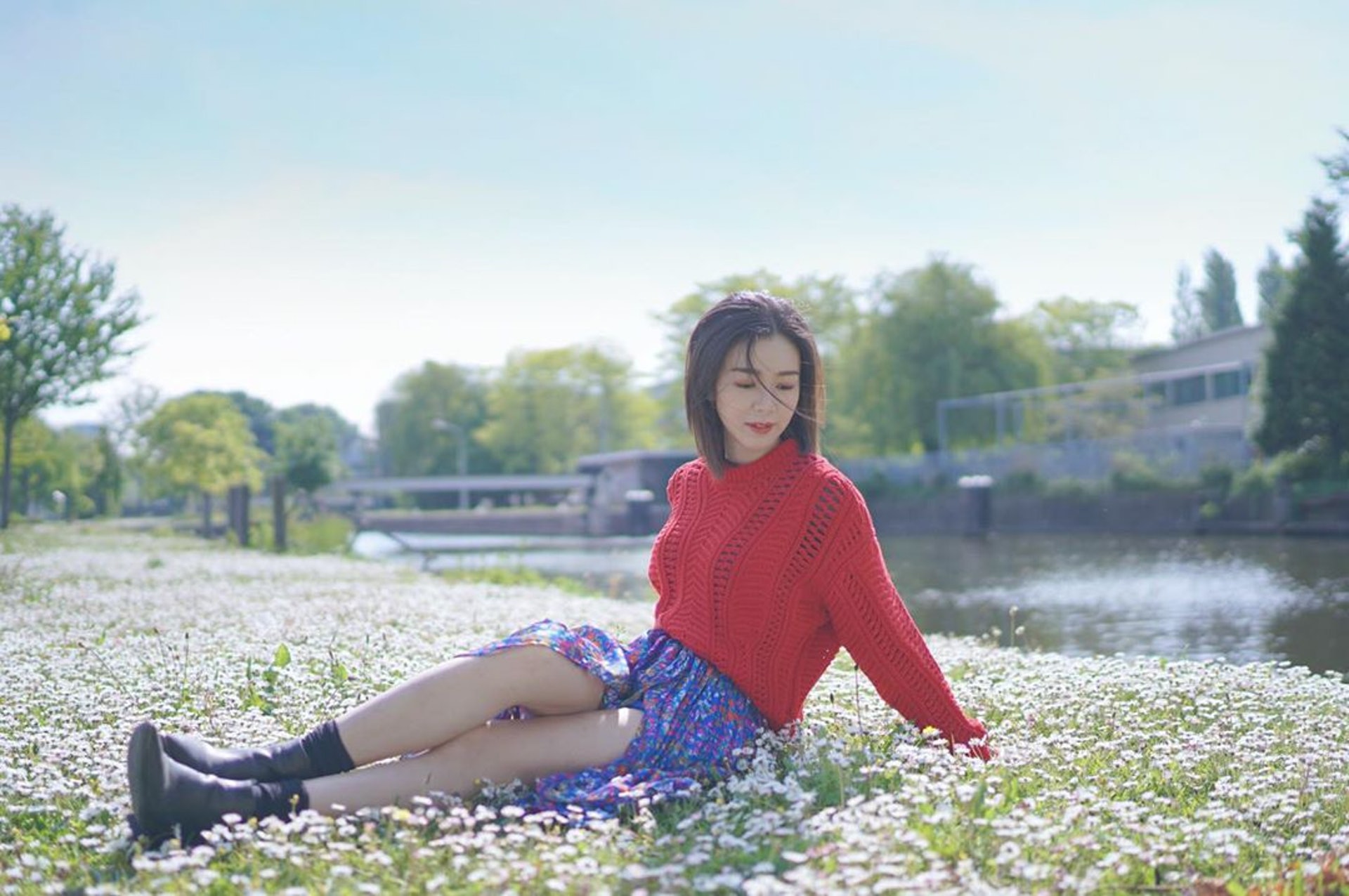早前Louisa去咗荷蘭拍節目。(IG@louisa_mak) 早前Louisa去咗荷蘭拍節目。(IG@louisa_mak)