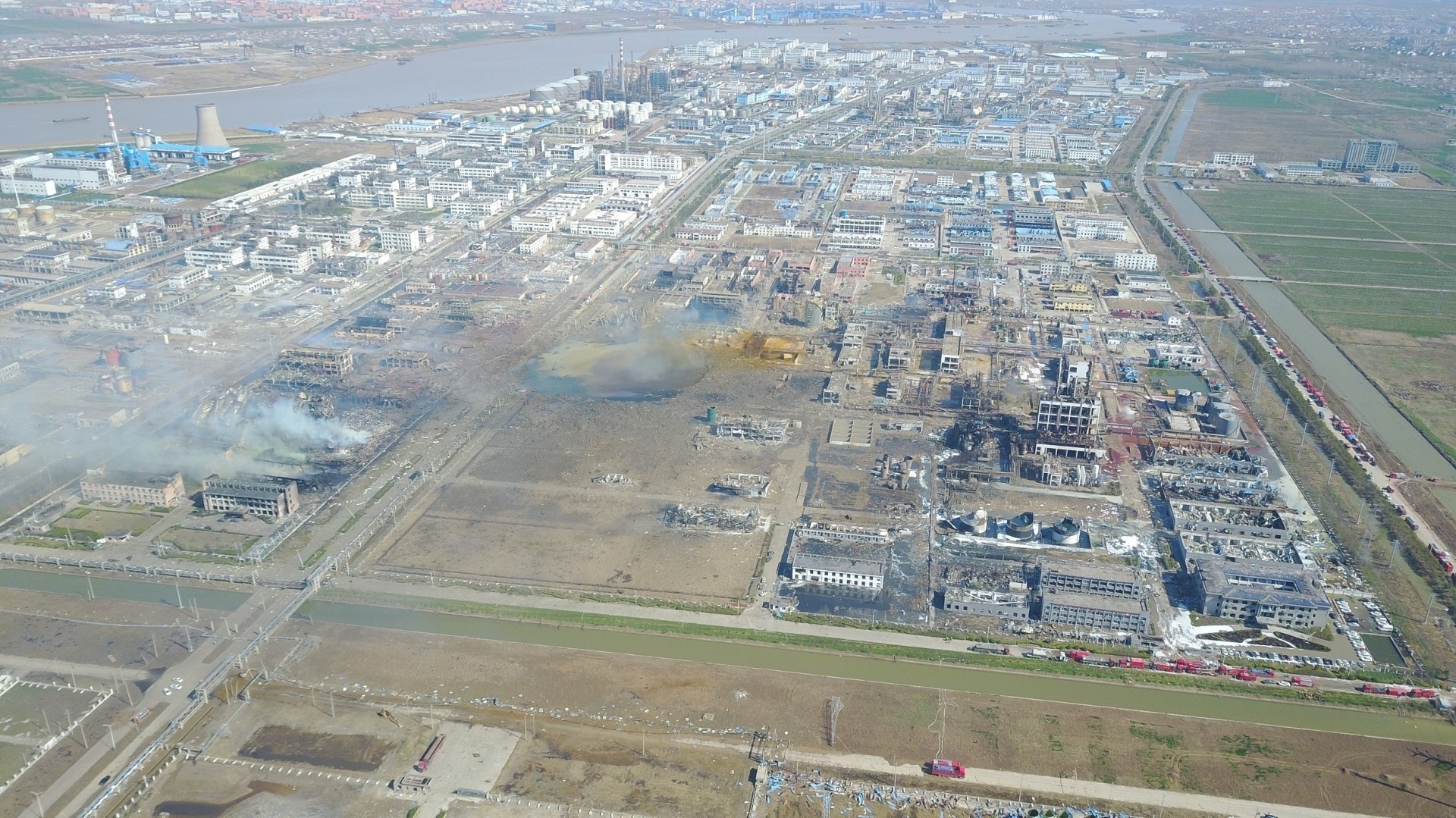 【江蘇化工廠爆炸】事隔3個多月仍處警戒狀態　多數企業停產整頓