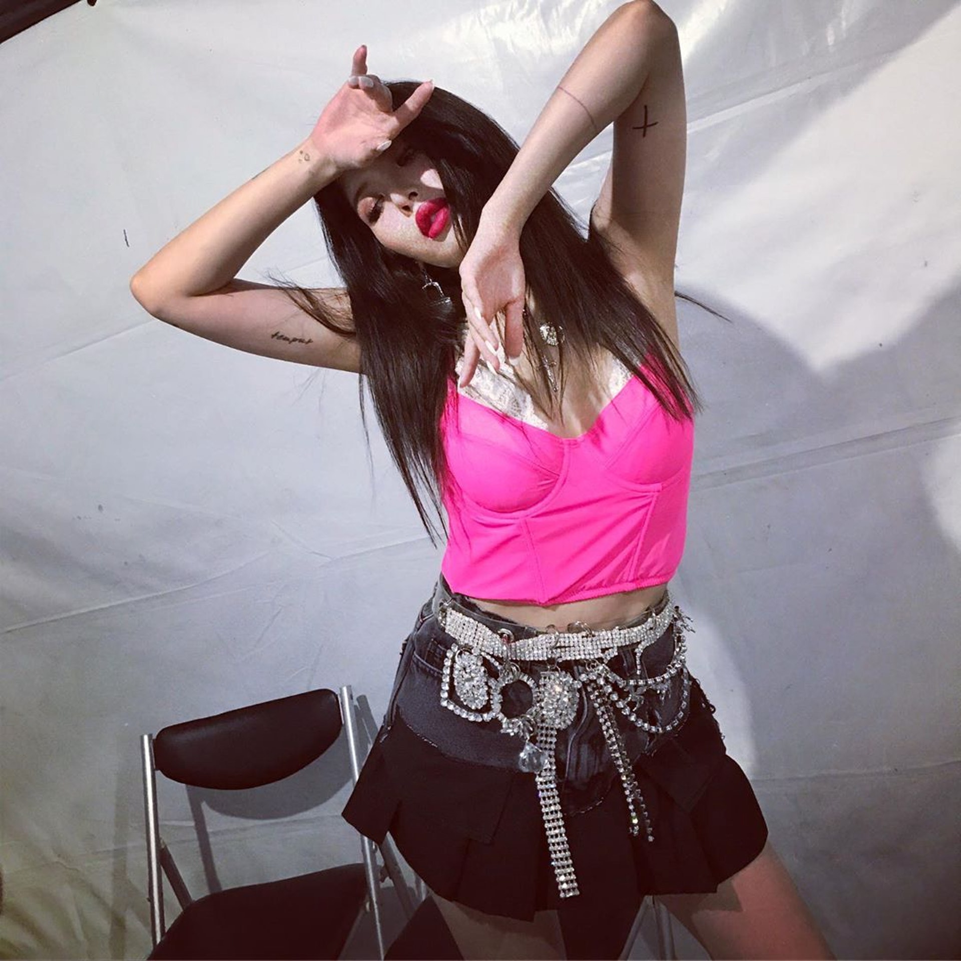 泫雅一出場令全場粉絲瘋狂!(IG/@hyunah_aa) 泫雅一出場令全場粉絲瘋狂!(IG/@hyunah_aa)