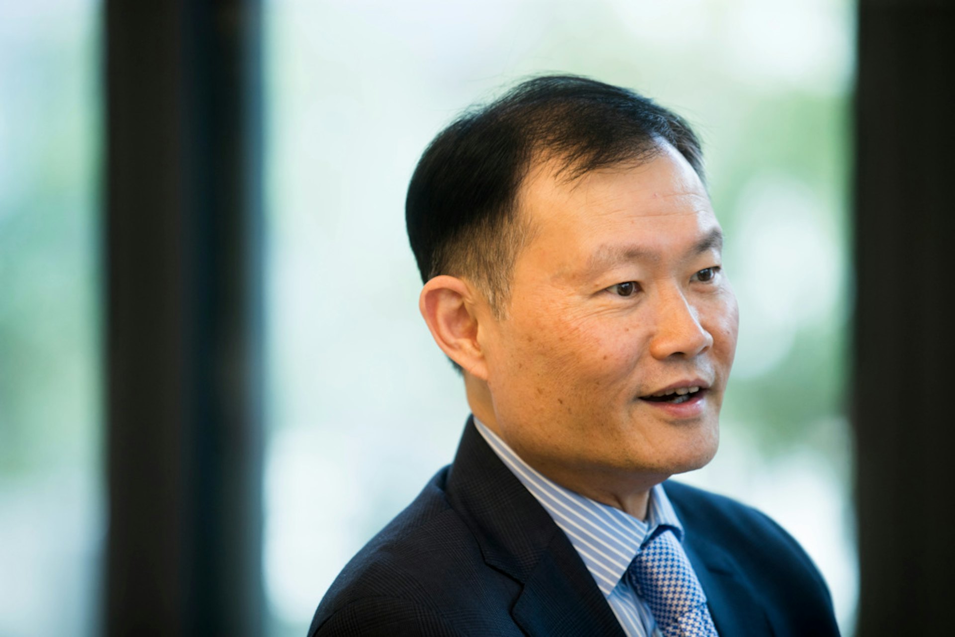 香港私家醫院聯會主席何兆煒坦言認證計劃確實會較多表格填,但有助改善醫院形象。(余俊亮攝) 香港私家醫院聯會主席何兆煒坦言認證計劃確實會較多表格填,但有助改善醫院形象。(余俊亮攝)