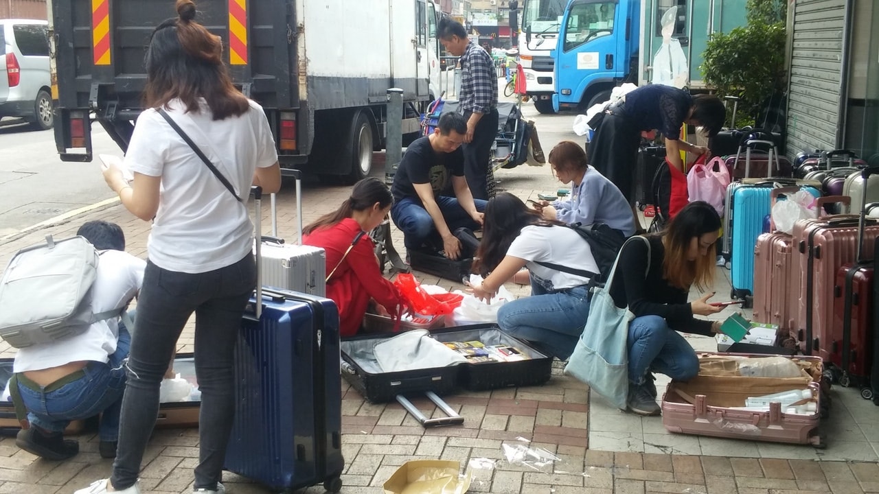 「光復上水」行動以反水貨客為主題，將途經藥房林立的石湖墟一帶。（資料圖片）