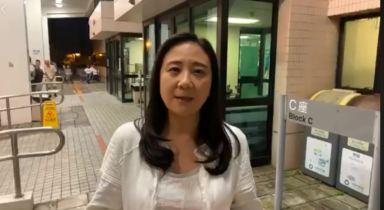 葛珮帆心痛警察受傷。(截圖自葛珮帆Fb) 葛珮帆心痛警察受傷。(截圖自葛珮帆Fb)