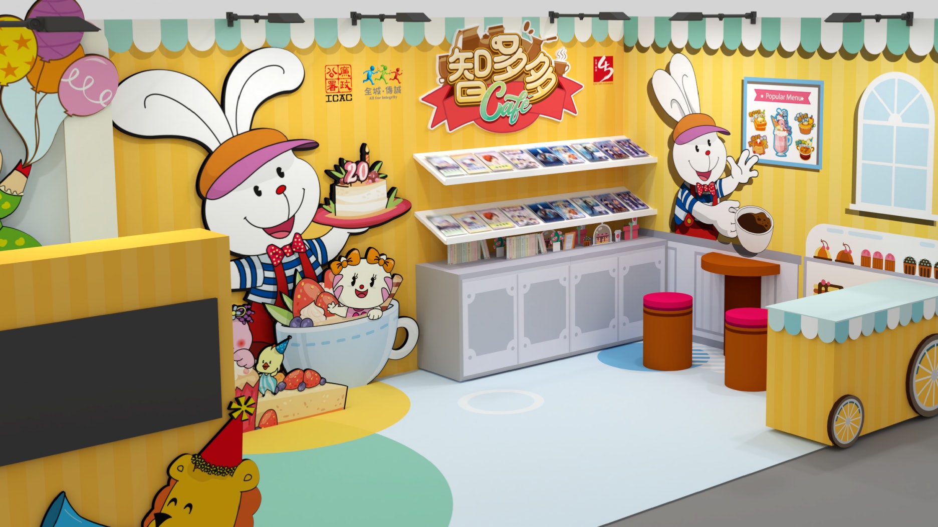 【書展2019】廉署設卡通Café 市民化身調查員VR、AR遊戲破案 【書展2019】廉署設卡通Café 市民化身調查員VR、AR遊戲破案