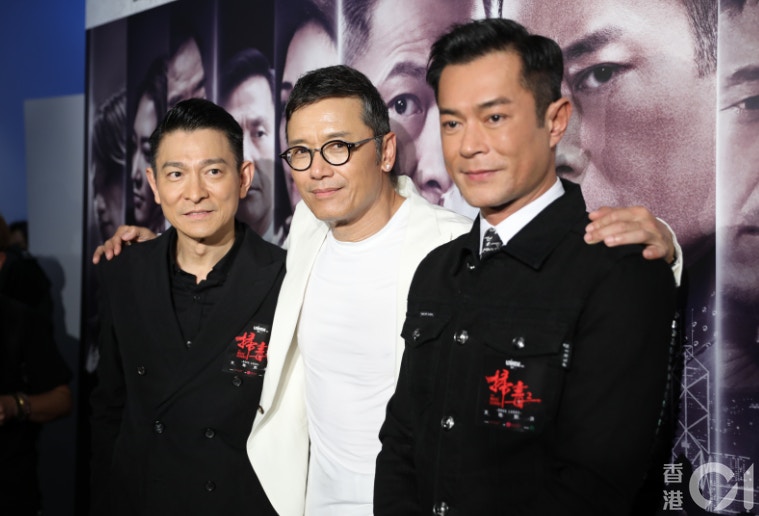 古仔指這次這首主題曲他看見後非常喜歡，很感謝華仔的邀請。（葉兆康攝）