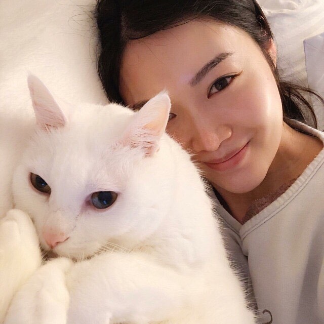 葉翠翠不時跟愛貓合照。(葉翠翠IG圖片) 葉翠翠不時跟愛貓合照。(葉翠翠IG圖片)