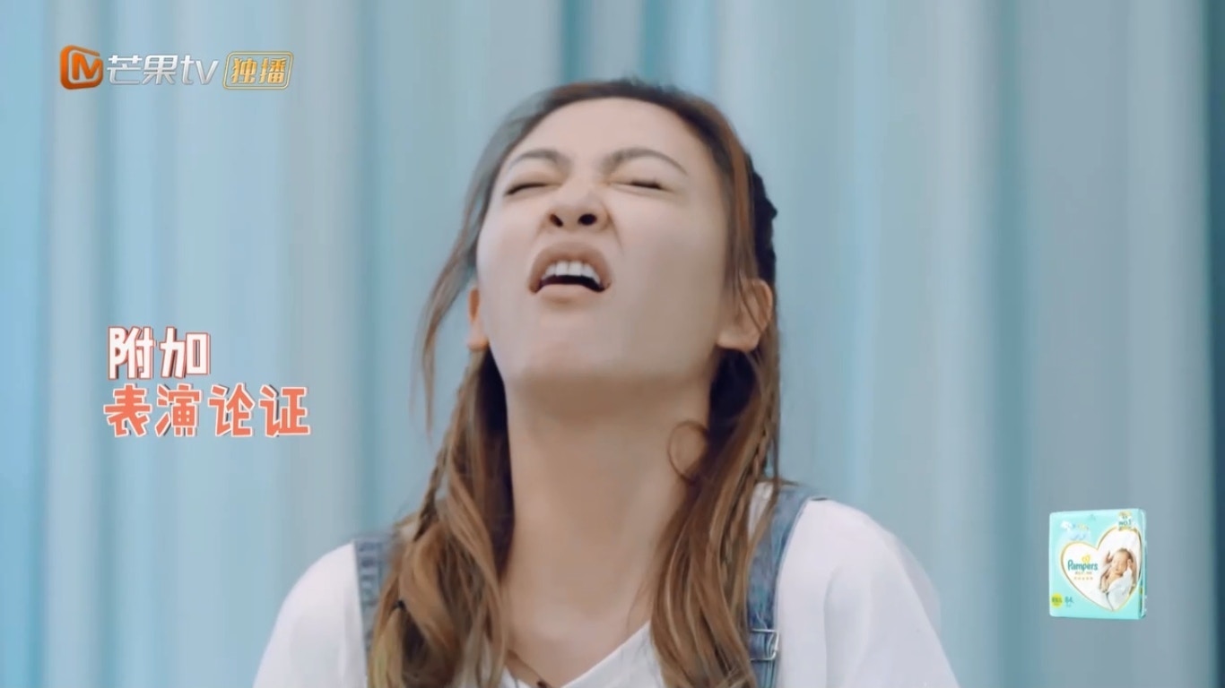 應采兒的棄養寵物言論在網上引起爭議。(內地真人騷《新生日記》截圖) 應采兒的棄養寵物言論在網上引起爭議。(內地真人騷《新生日記》截圖)